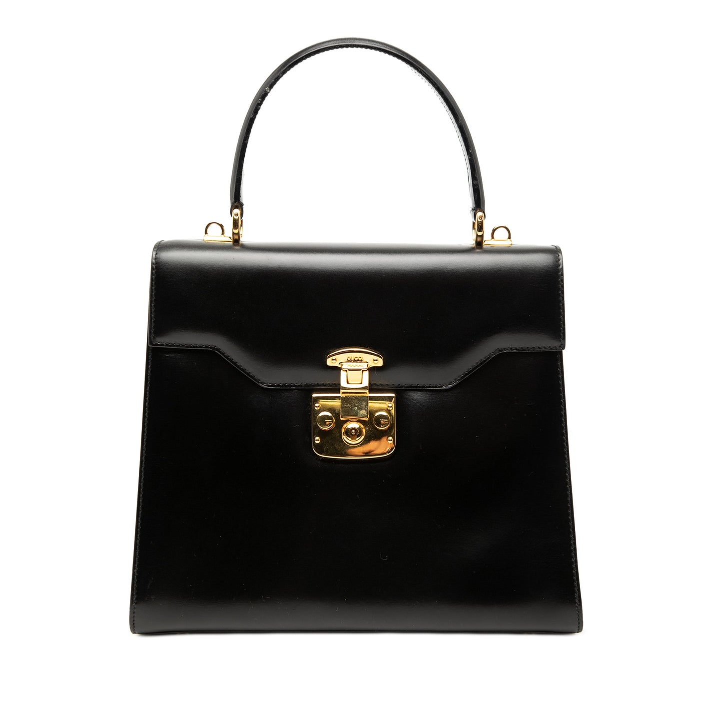 Gucci Smooth Calfskin Lady Lock Satchel