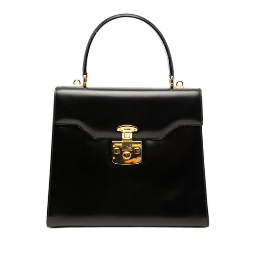 Gucci Smooth Calfskin Lady Lock Satchel