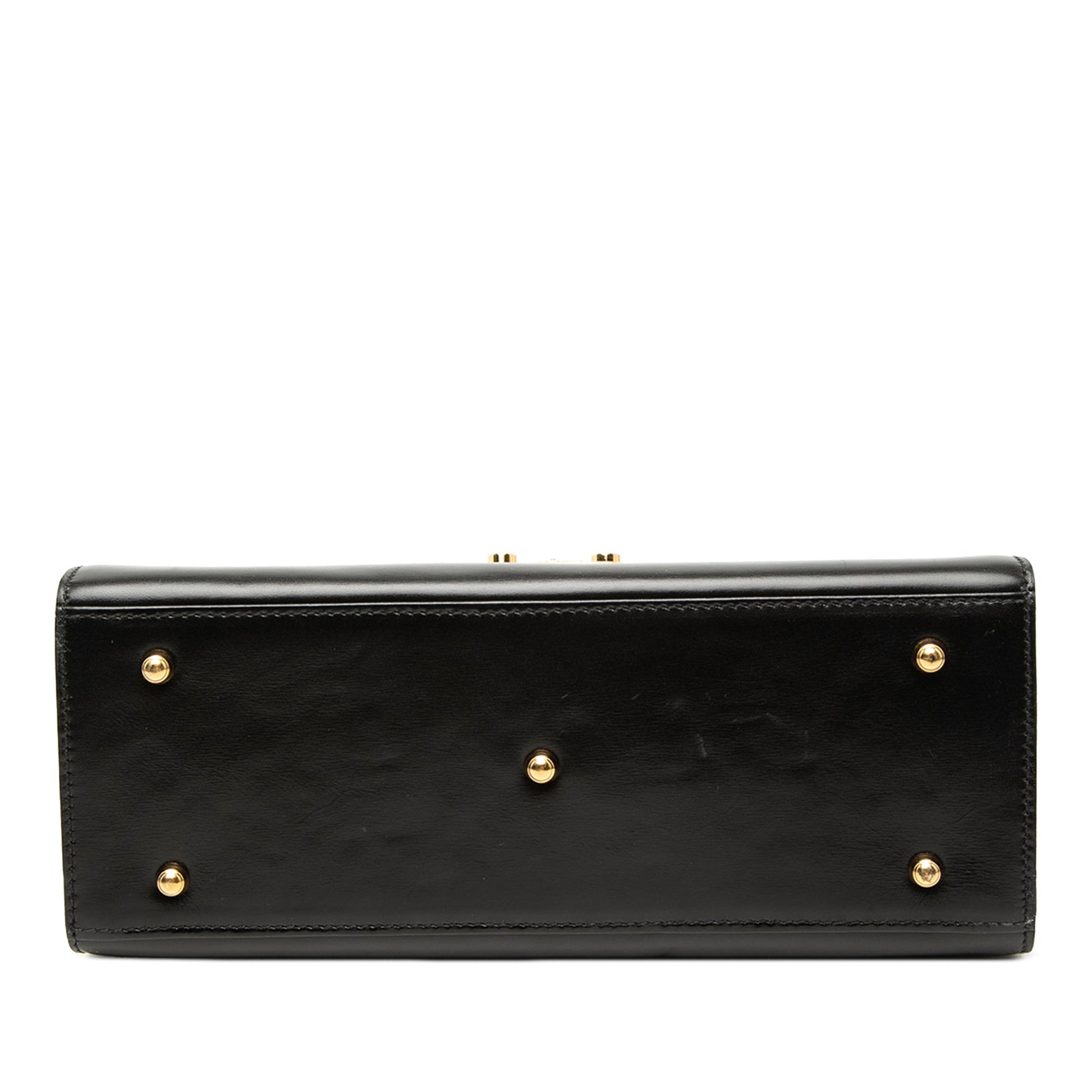 Gucci Smooth Calfskin Lady Lock Satchel