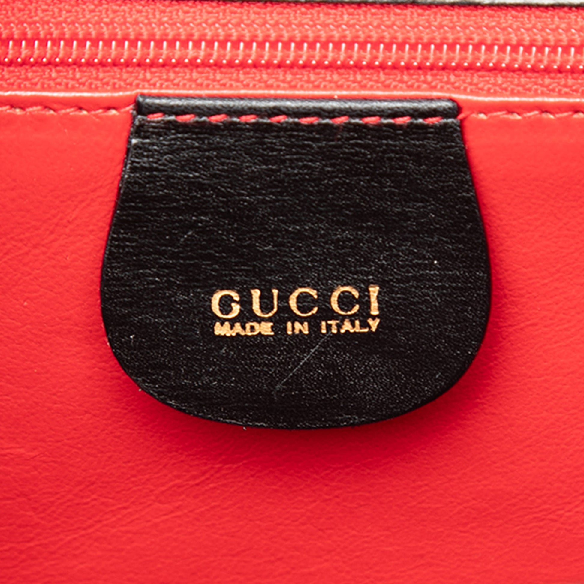 Gucci Smooth Calfskin Lady Lock Satchel