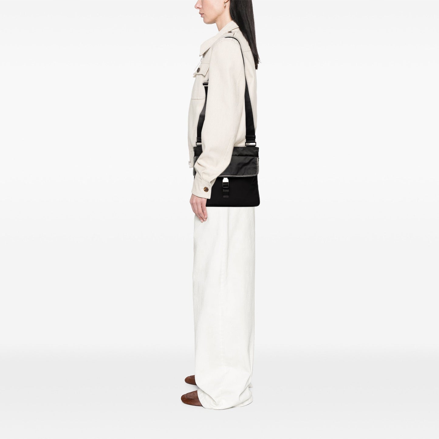 Prada Tessuto Zip Top Crossbody