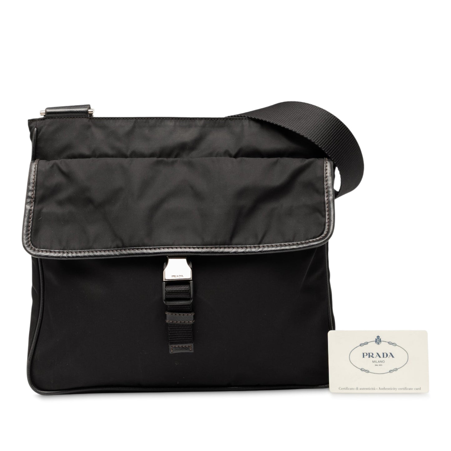 Prada Tessuto Zip Top Crossbody