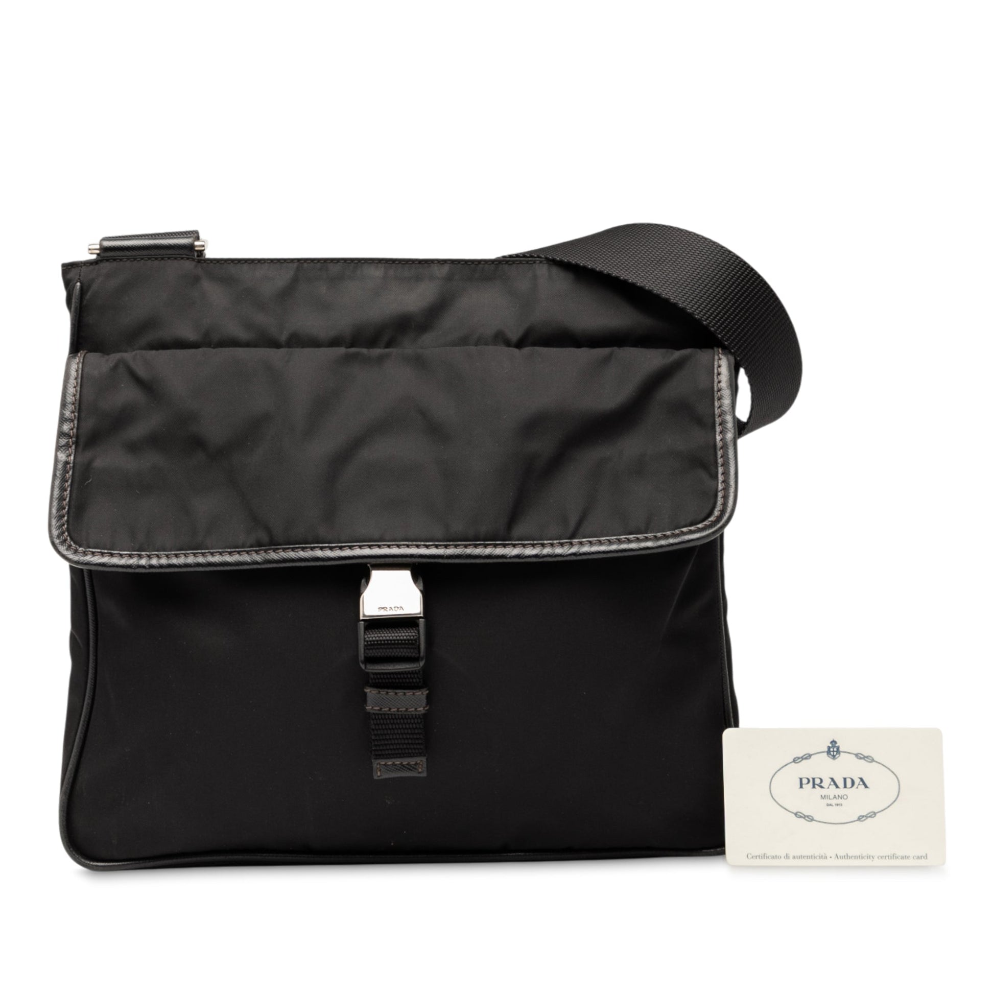 Prada Tessuto Zip Top Crossbody