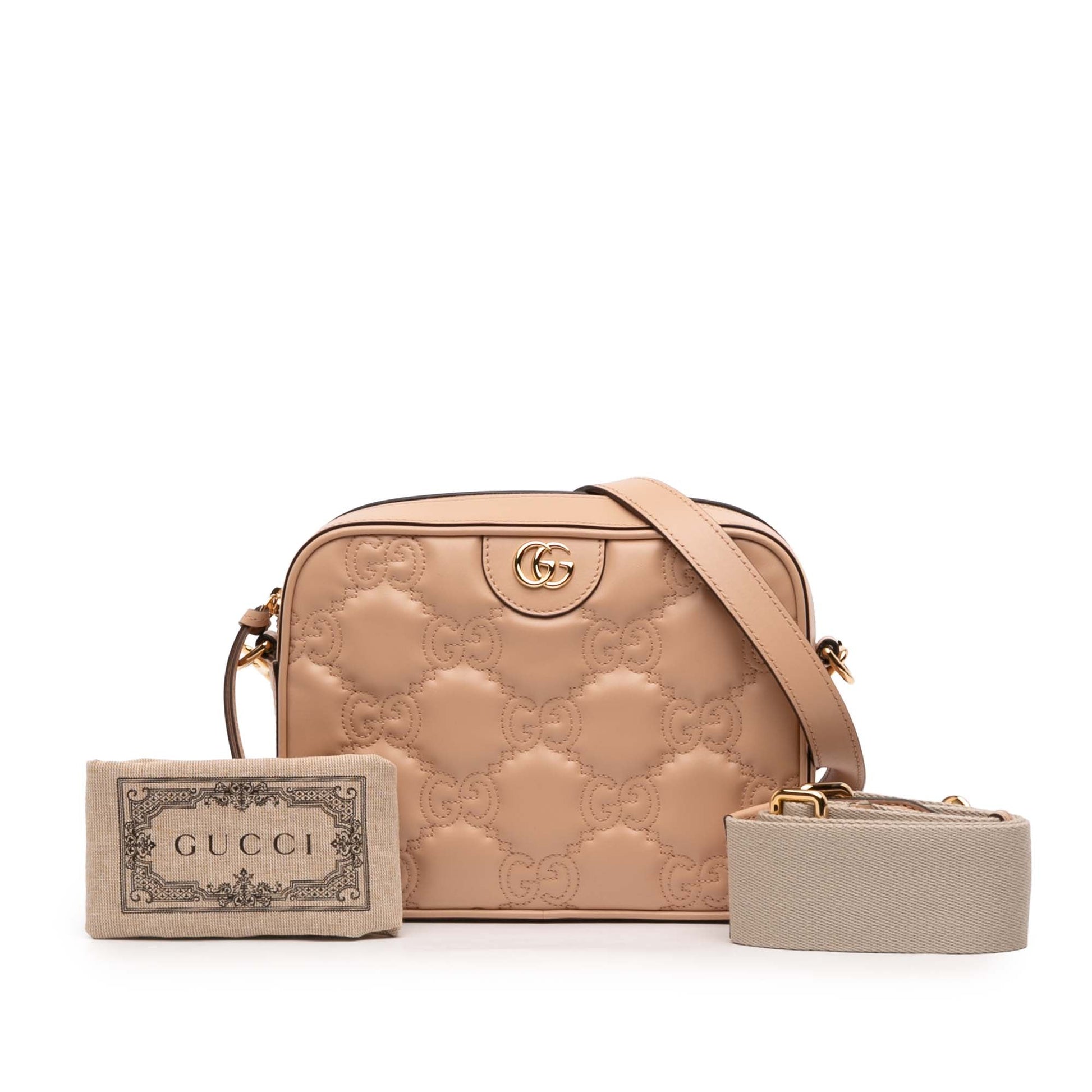 Gucci Small GG Matelasse Leather Crossbody