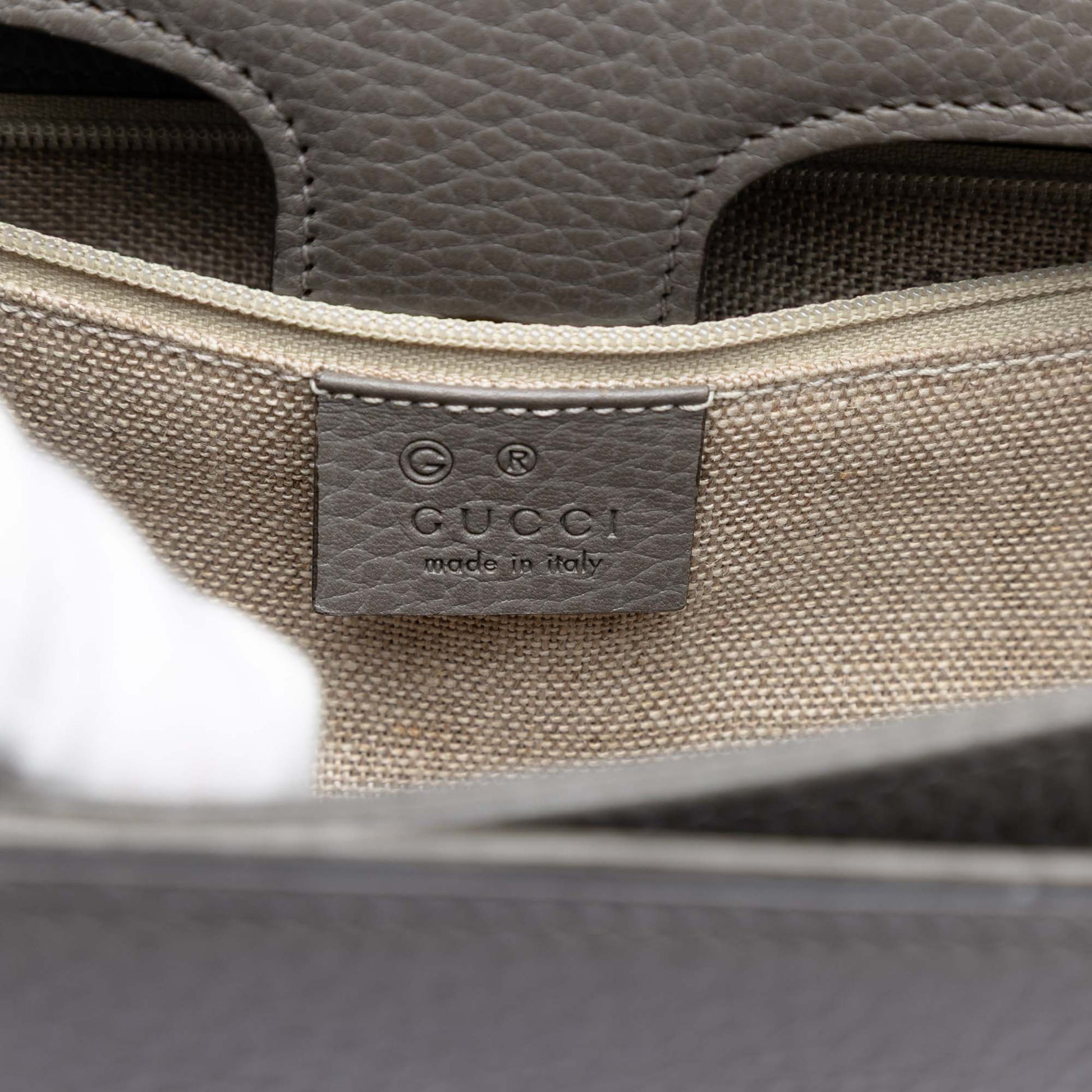 Gucci Medium Dollar Calfskin Interlocking G Crossbody
