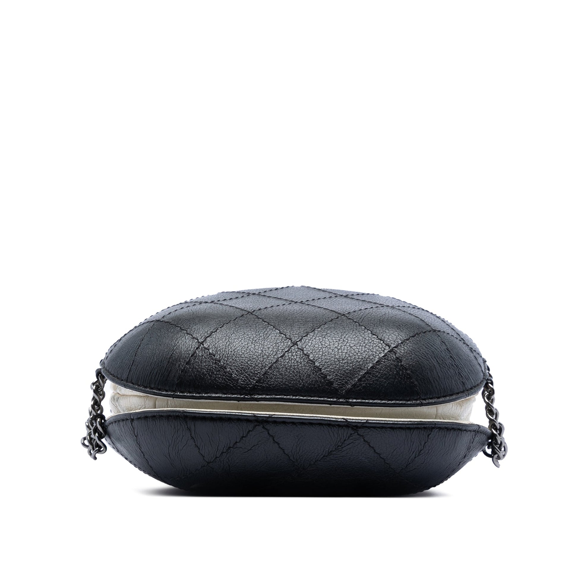 Chanel Small Bicolor Quilted Calfskin Gabrielle Bucket Bag