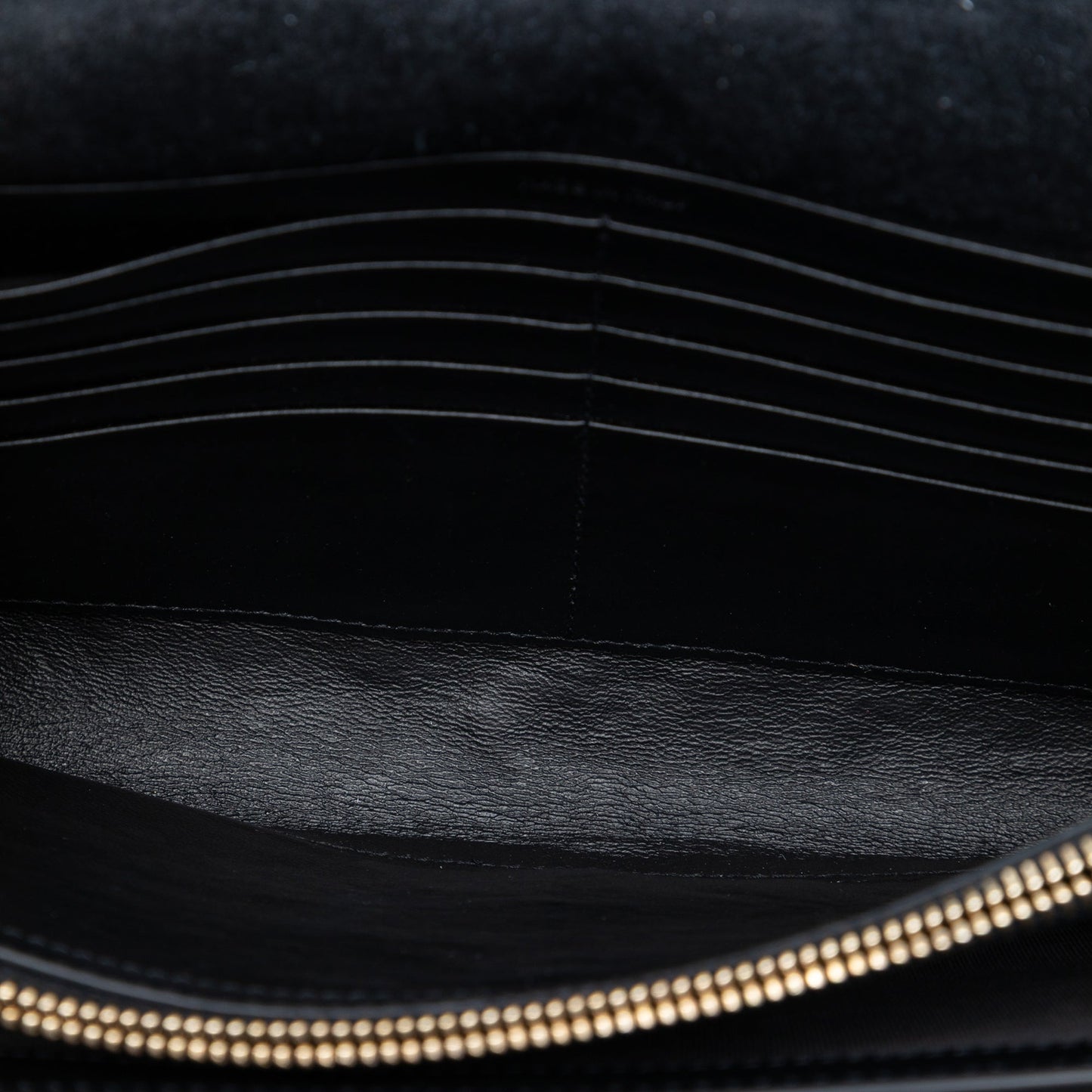 Crinkled Metallic Calfskin Belle de Jour Chain Clutch