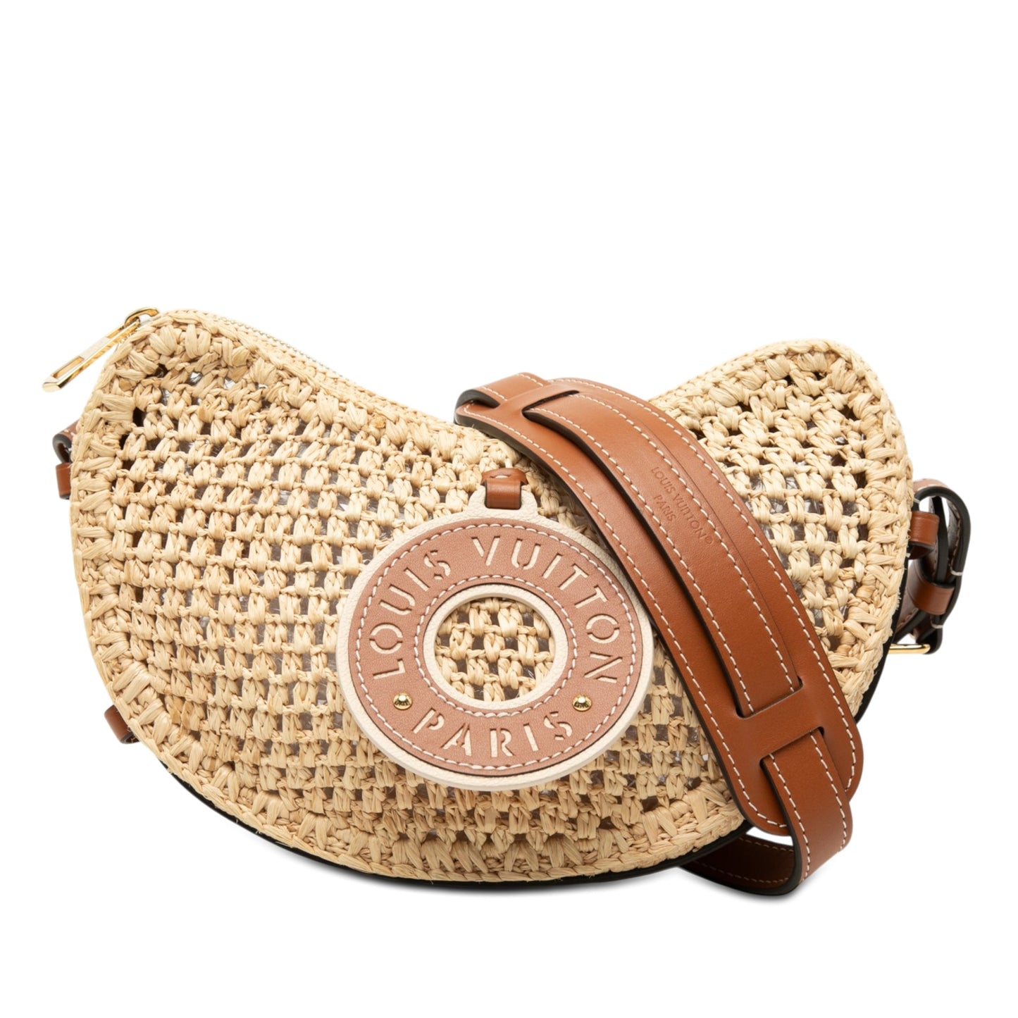 Louis Vuitton Raffia By the Pool Croissant MM