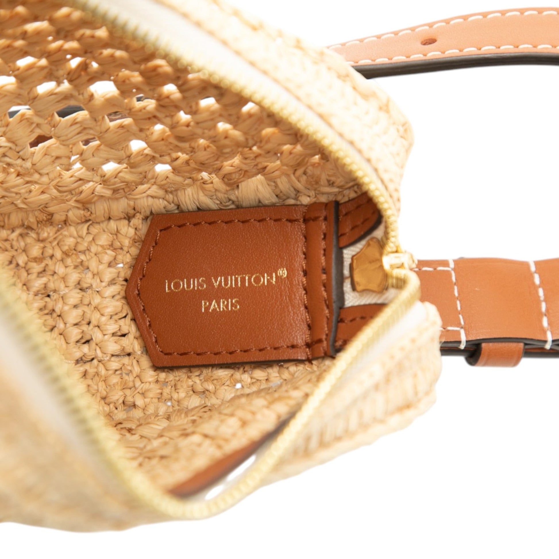 Louis Vuitton Raffia By the Pool Croissant MM