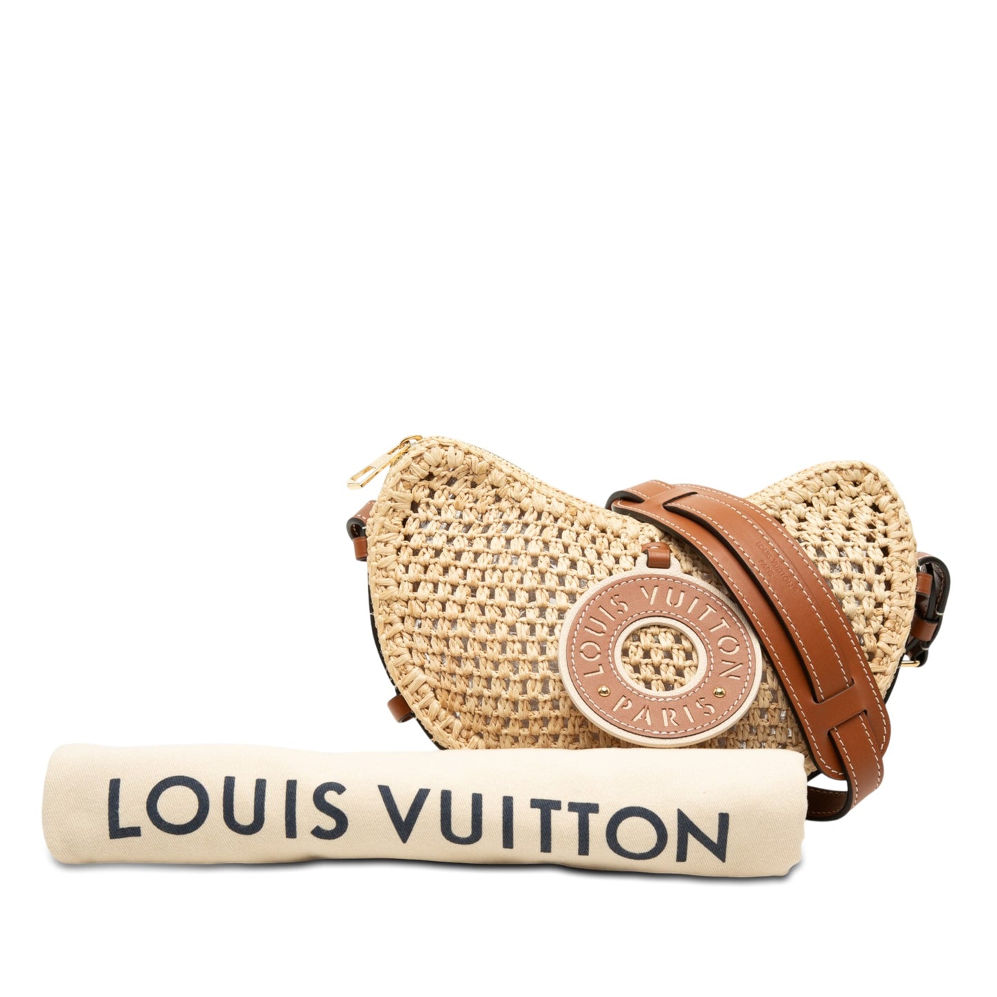 Louis Vuitton Raffia By the Pool Croissant MM
