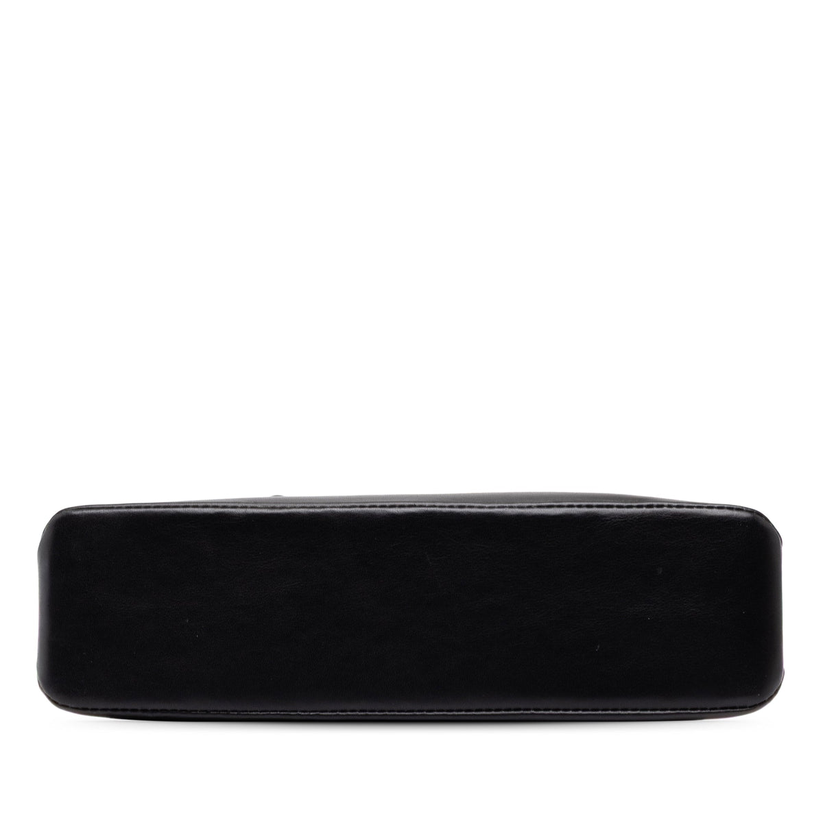 Chanel Mini Calfskin Logo Shoulder Bag — Black