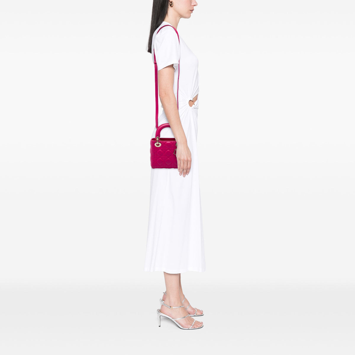 Dior Mini Lambskin Cannage Lady Dior