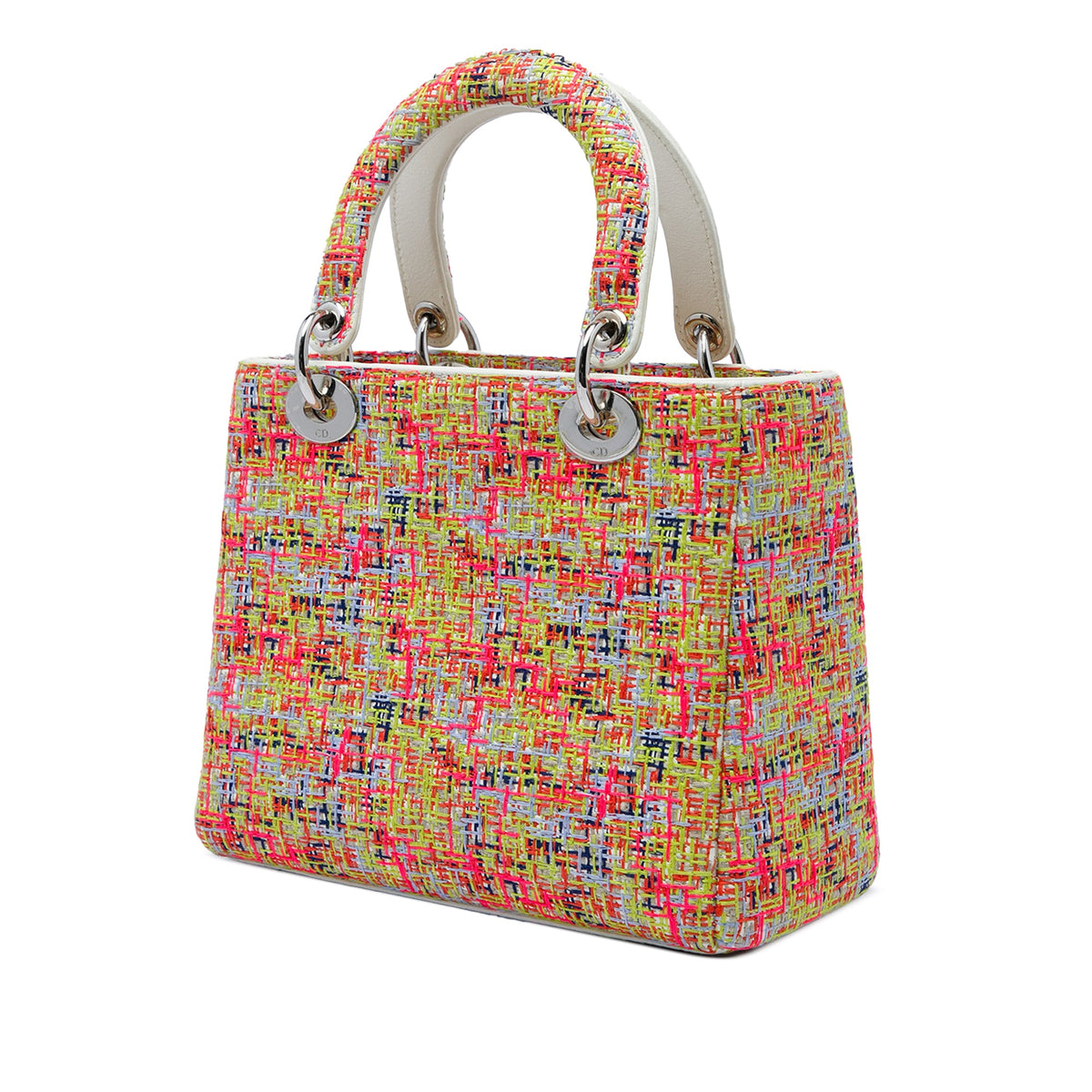 Dior Medium Multicolor Tweed Lady Dior