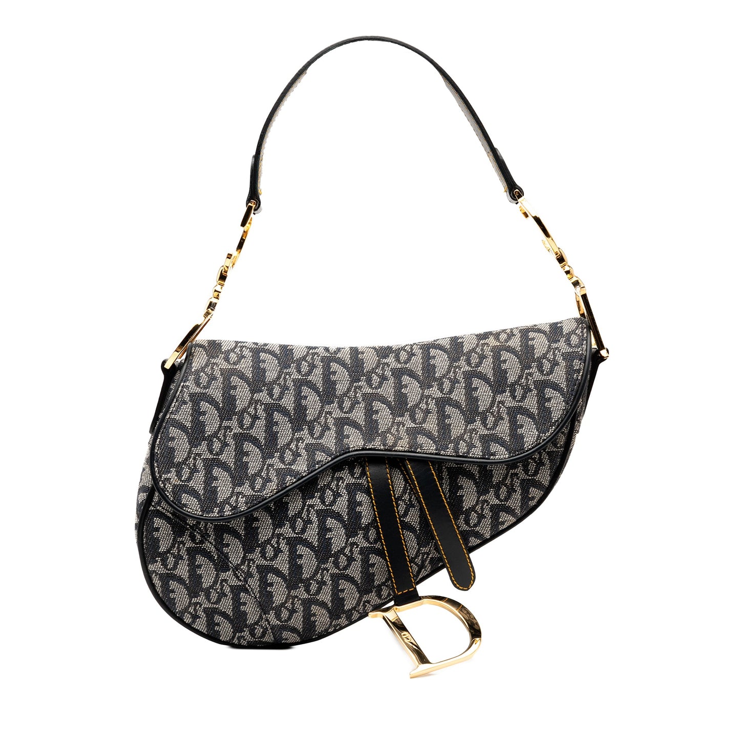 Dior Diorissimo Canvas Saddle Bag