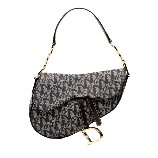 Dior Diorissimo Canvas Saddle Bag