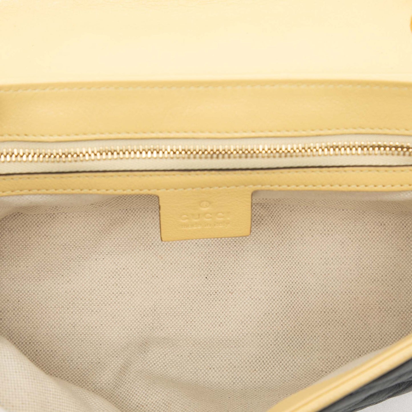 Gucci Medium GG Marmont Bicolor Matelasse Diagonal Leather Torchon Shoulder Bag