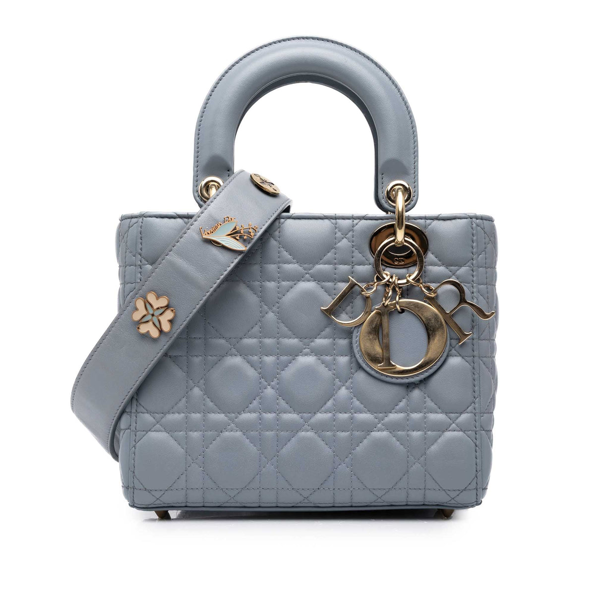 Dior Small Lambskin Cannage MyABCDior Lady Dior — Blue