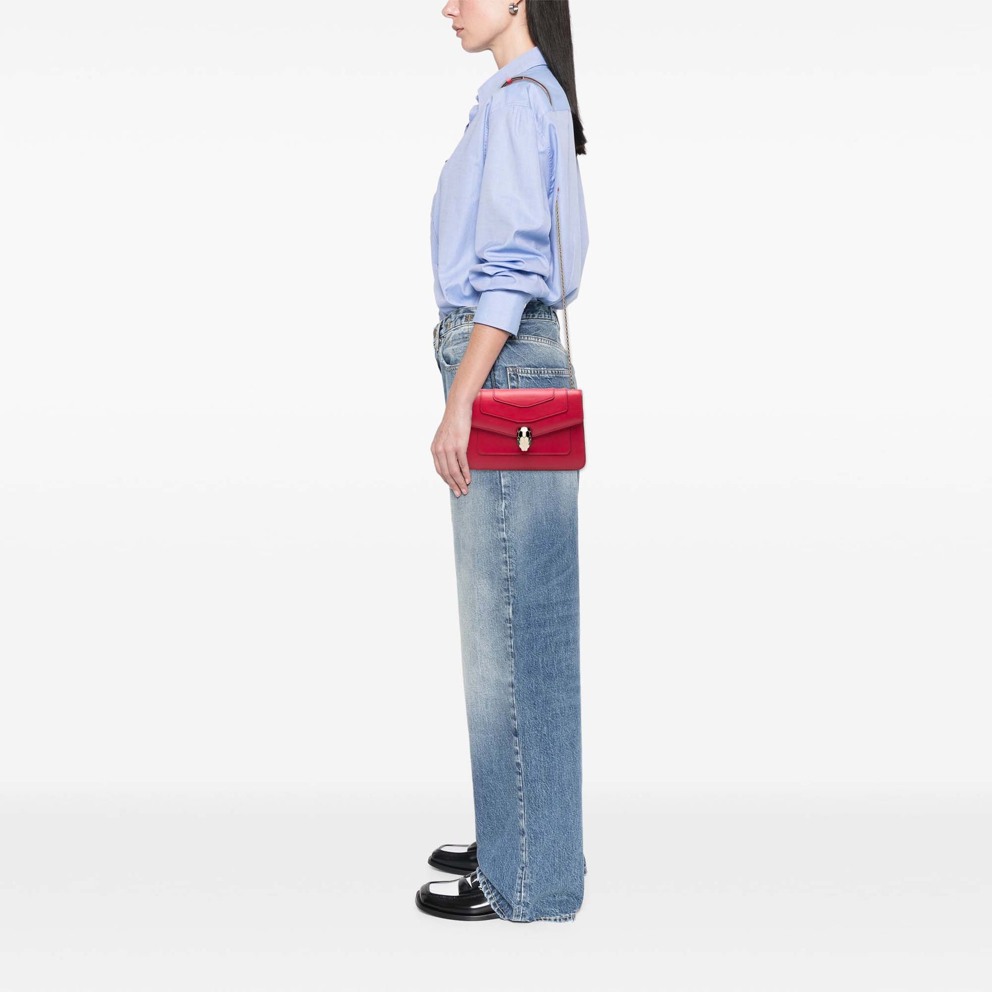 Bvlgari Leather Serpenti Forever Crossbody