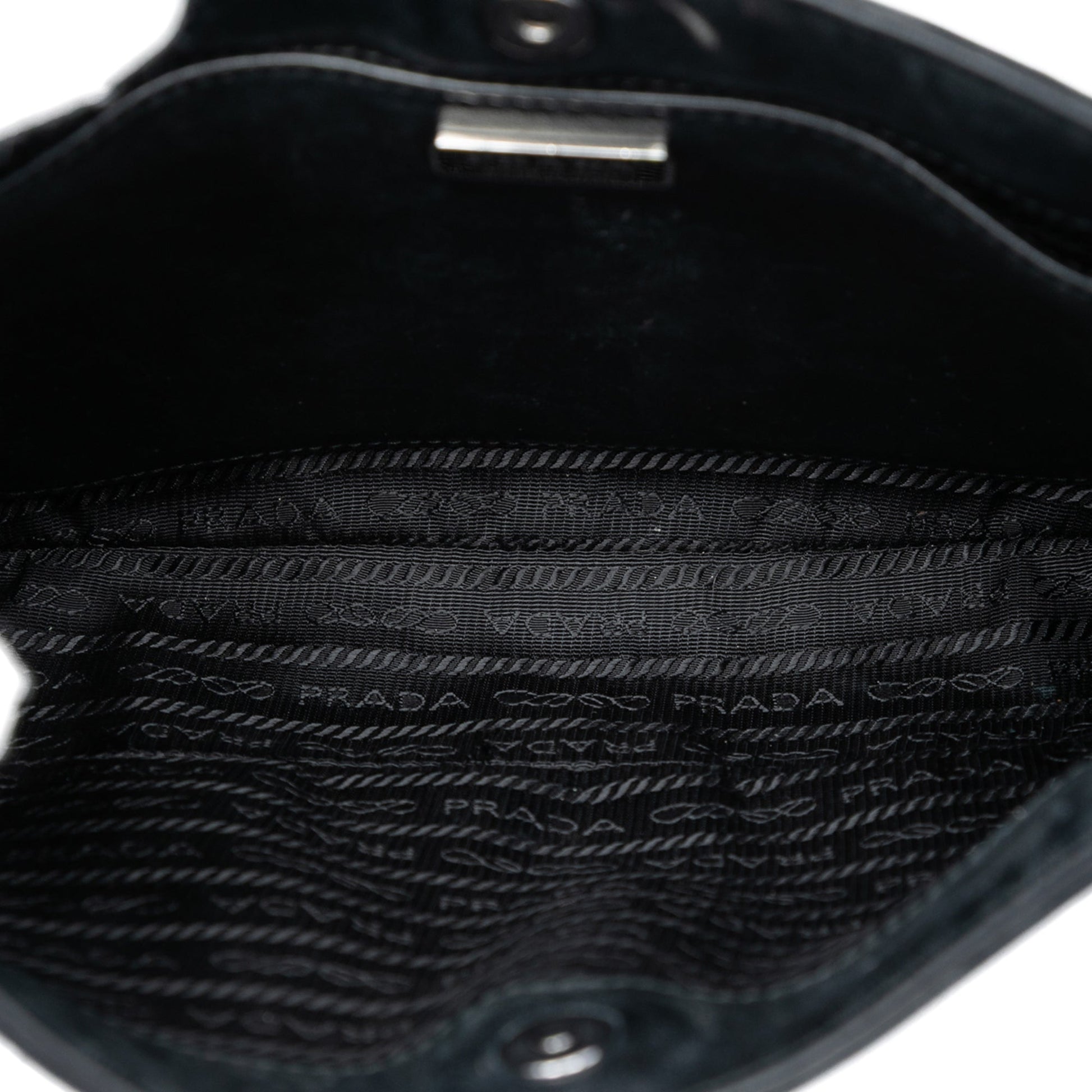 Prada Spazzolato Leather Cleo Shoulder Bag