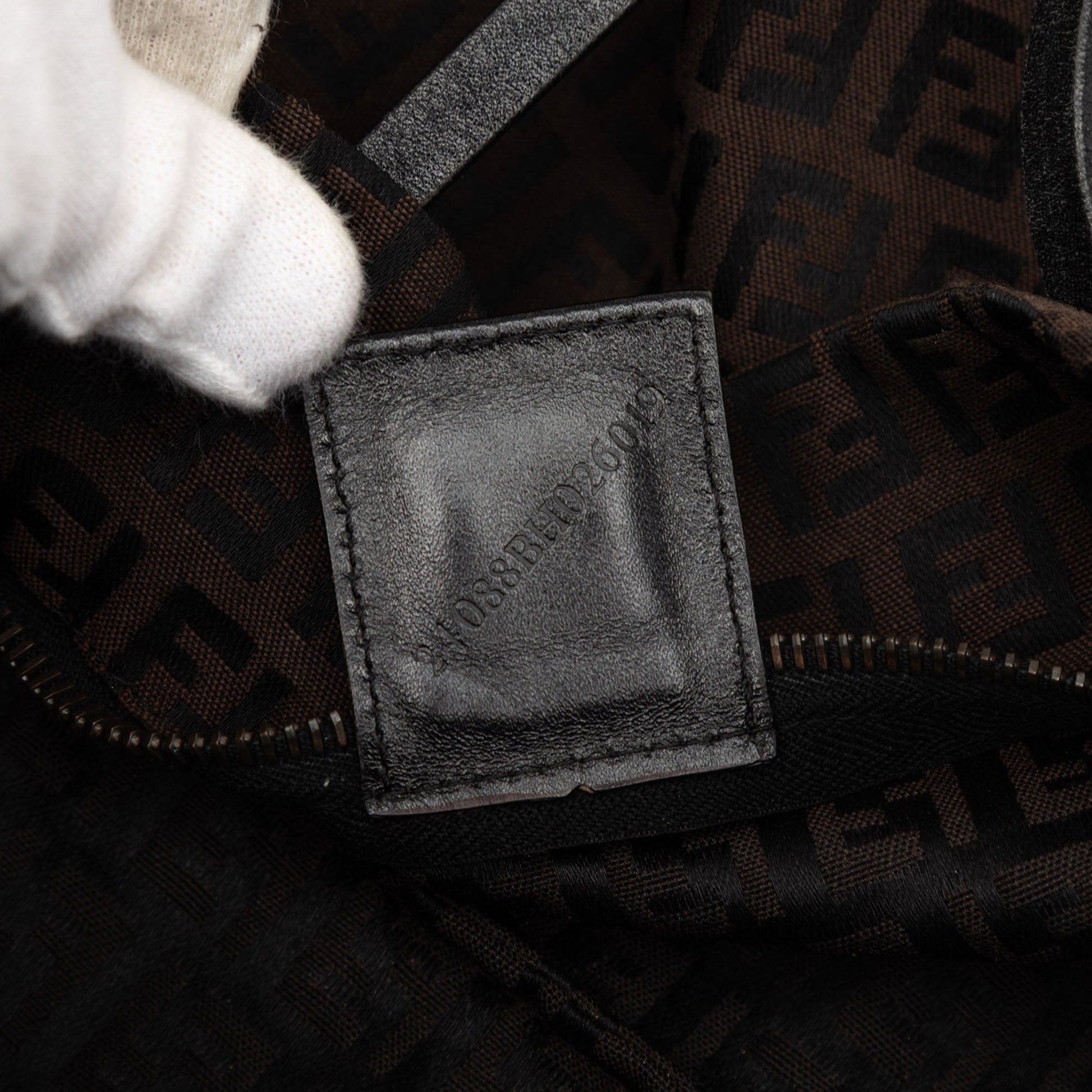 Fendi Zucchino Canvas Tote