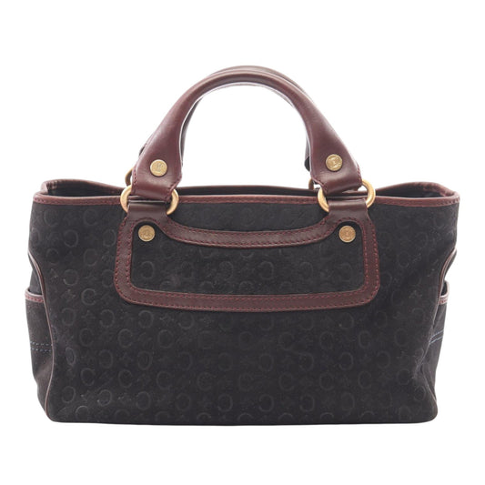 Celine C Macadam Suede Boogie Handbag