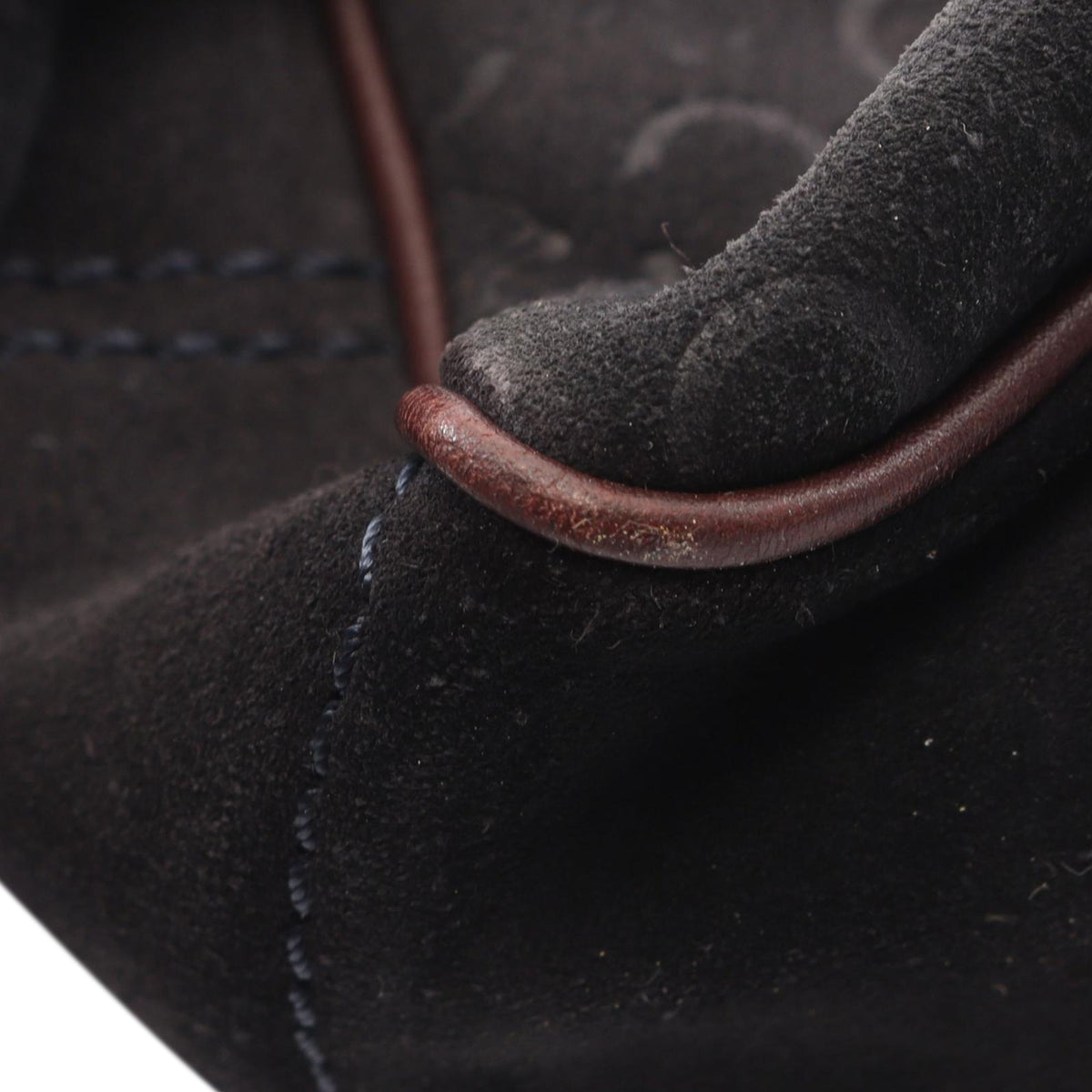 Celine C Macadam Suede Boogie Handbag