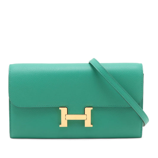 Hermès Evercolor Constance Long To Go Wallet