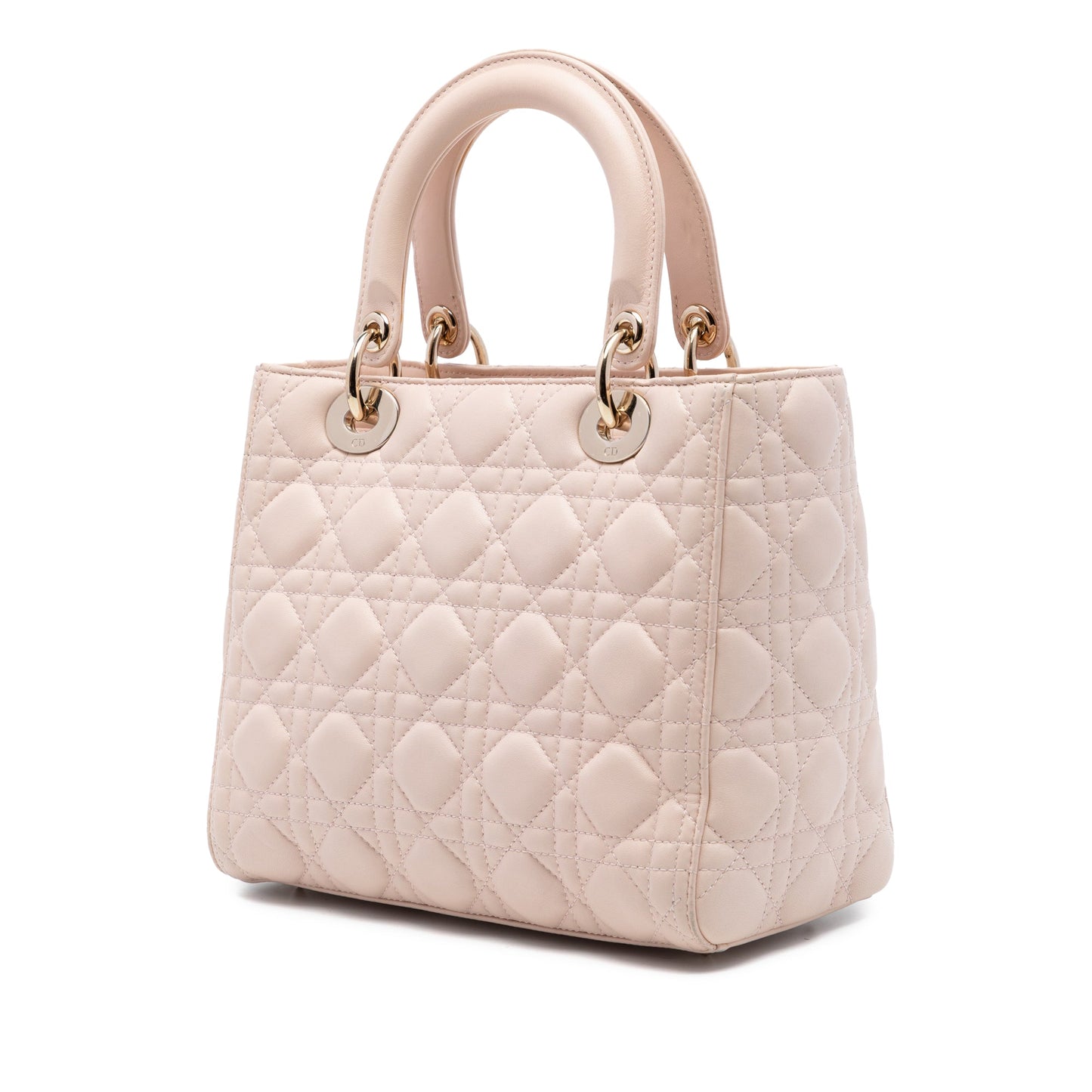 Dior Medium Lambskin Cannage Lady Dior