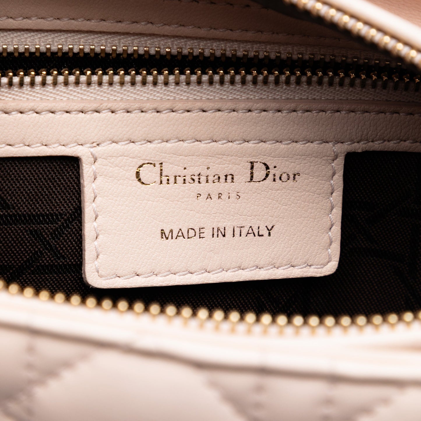 Dior Medium Lambskin Cannage Lady Dior
