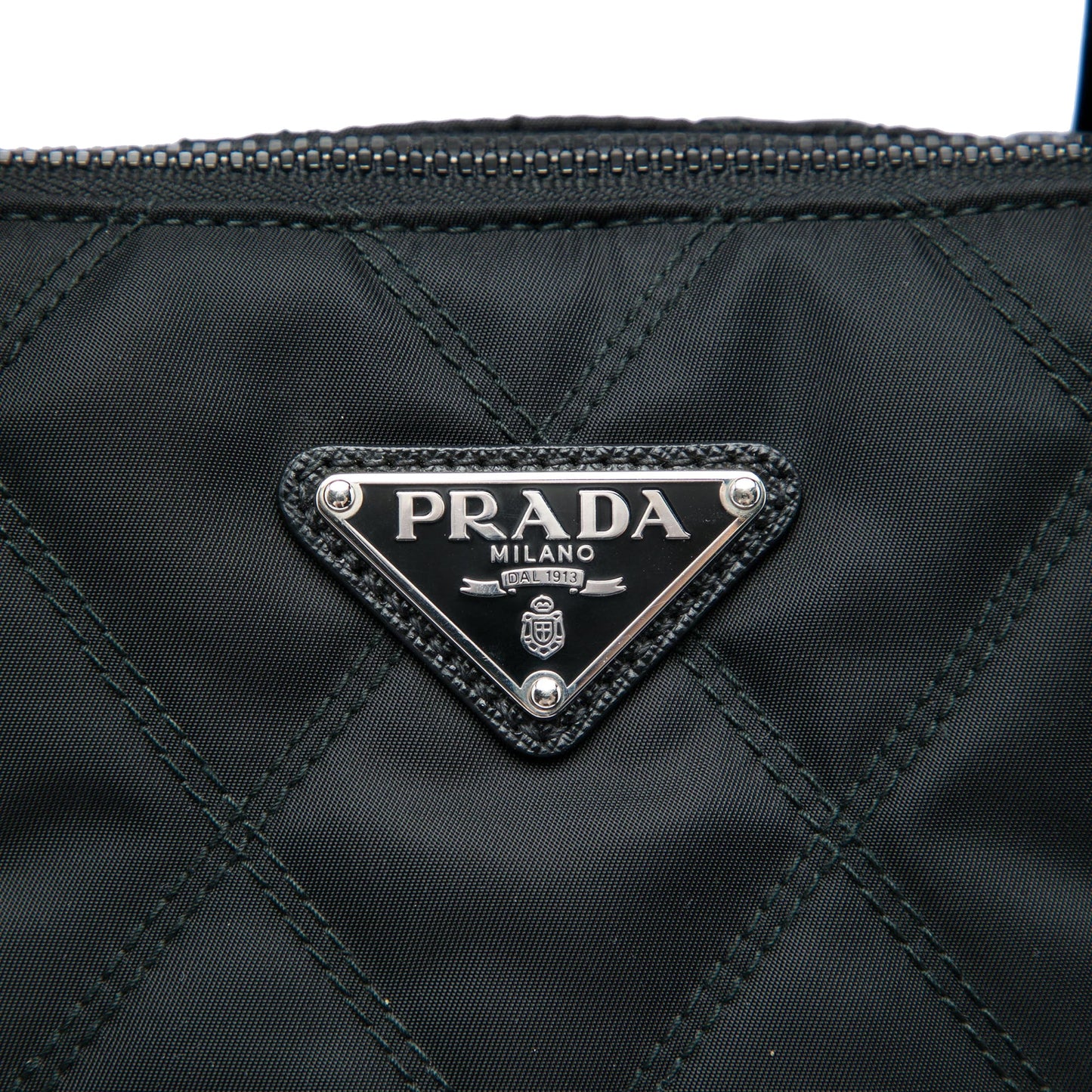 Prada Impuntu Tessuto Satchel