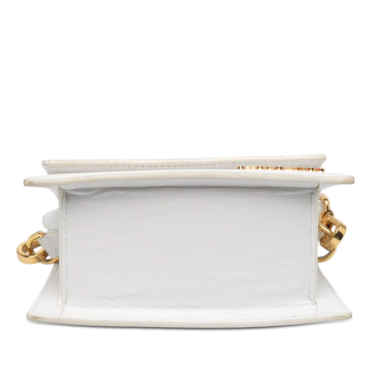 Jacquemus Leather Le Chiquito Moyen — White