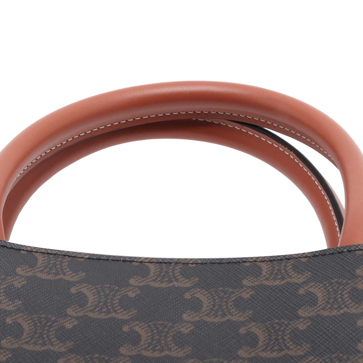 Celine Small Triomphe Coated Canvas Vertical Cabas Tote