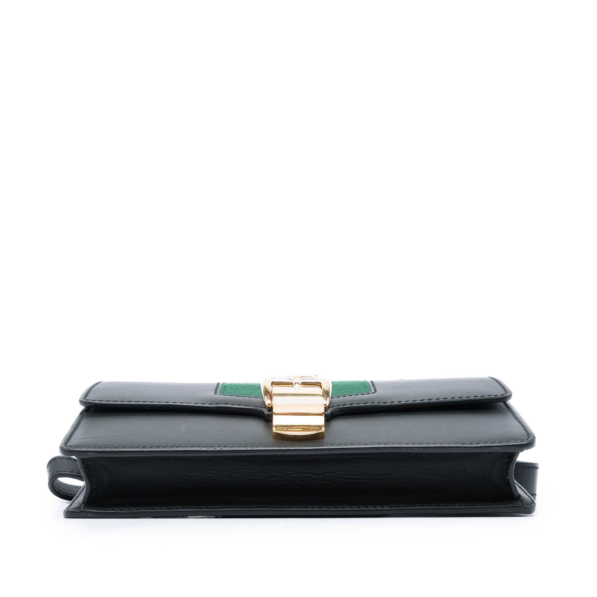 Gucci Calfskin Web Sylvie Belt Bag