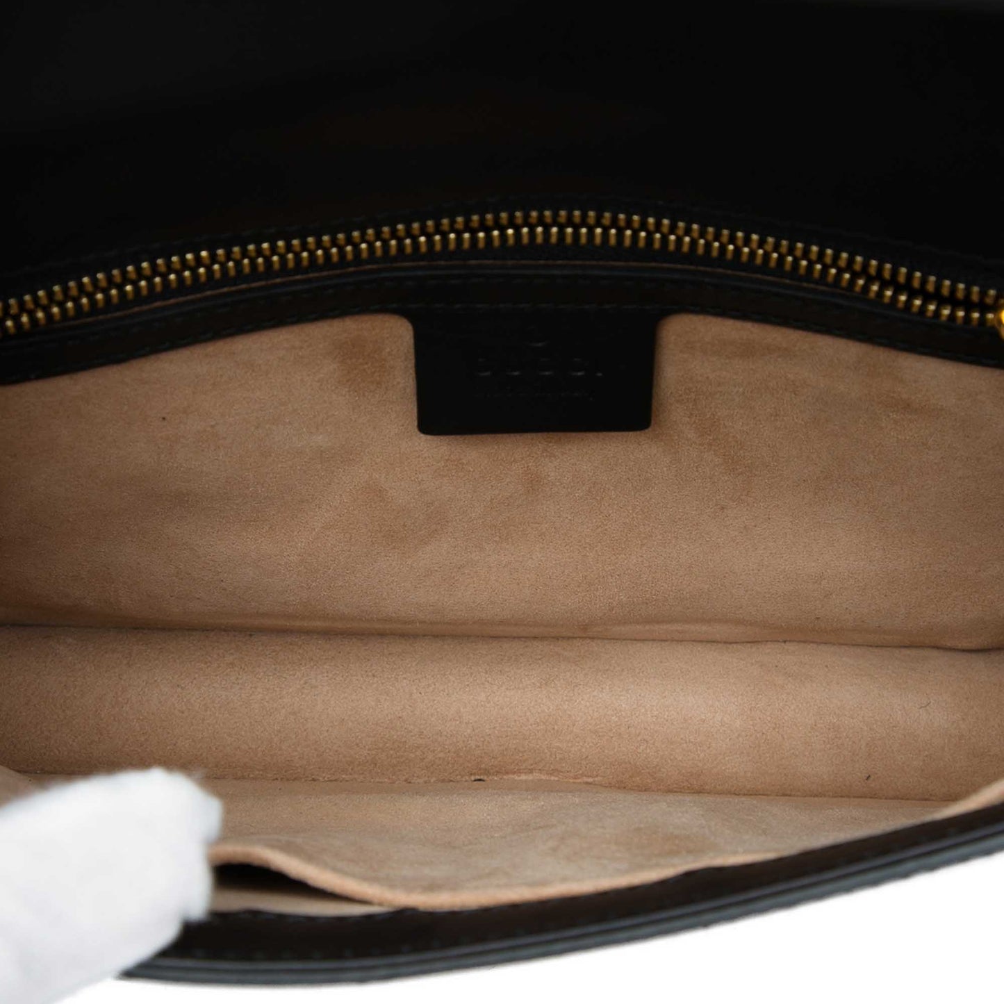 Gucci Calfskin Web Sylvie Belt Bag