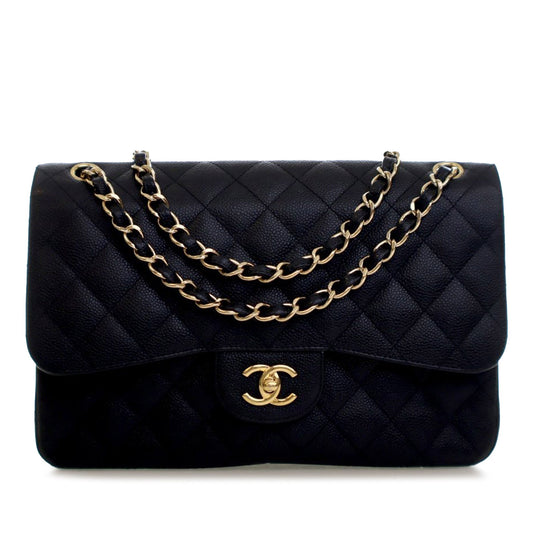Chanel Jumbo Classic Caviar Double Flap