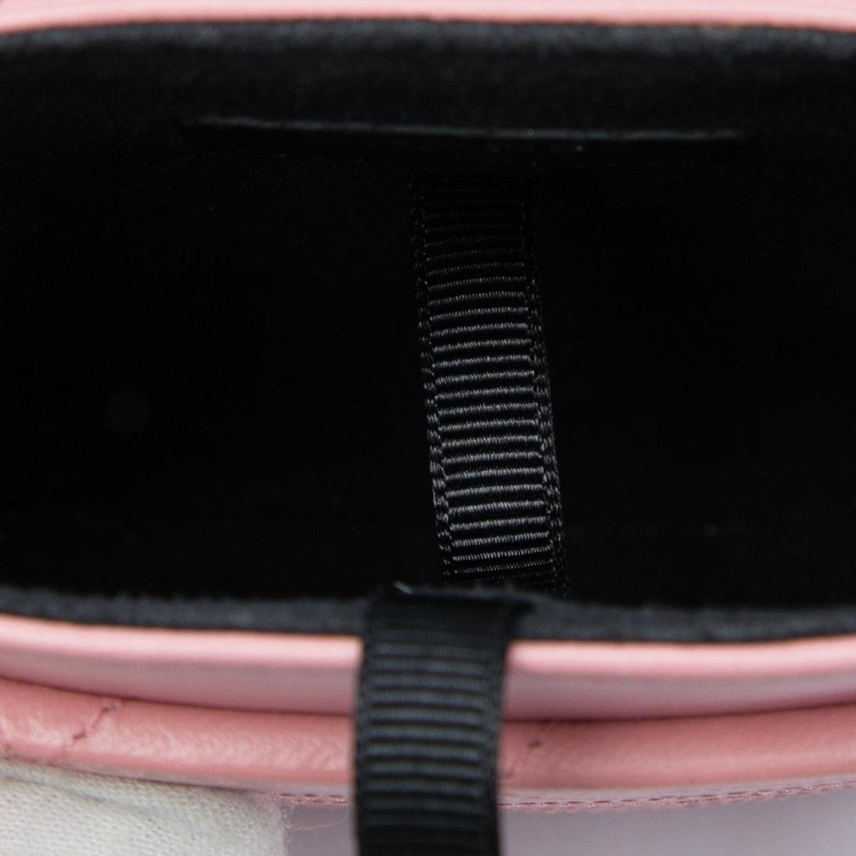 Chanel CC Quilted Lambskin Chain Around Phone Holder — Pink