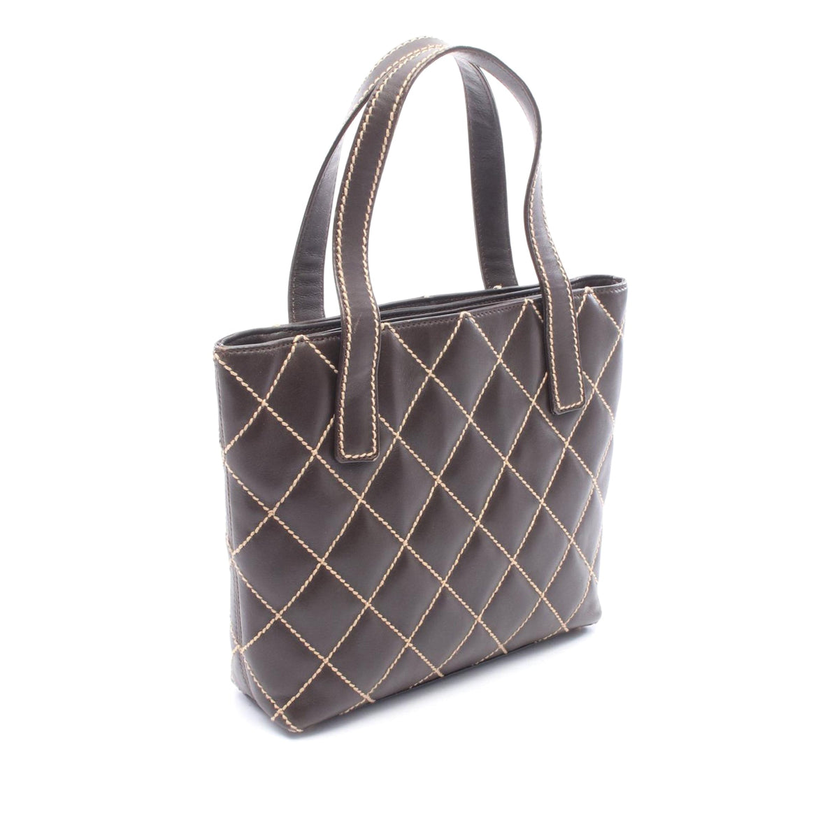 Chanel CC Wild Stitch Calfskin Tote