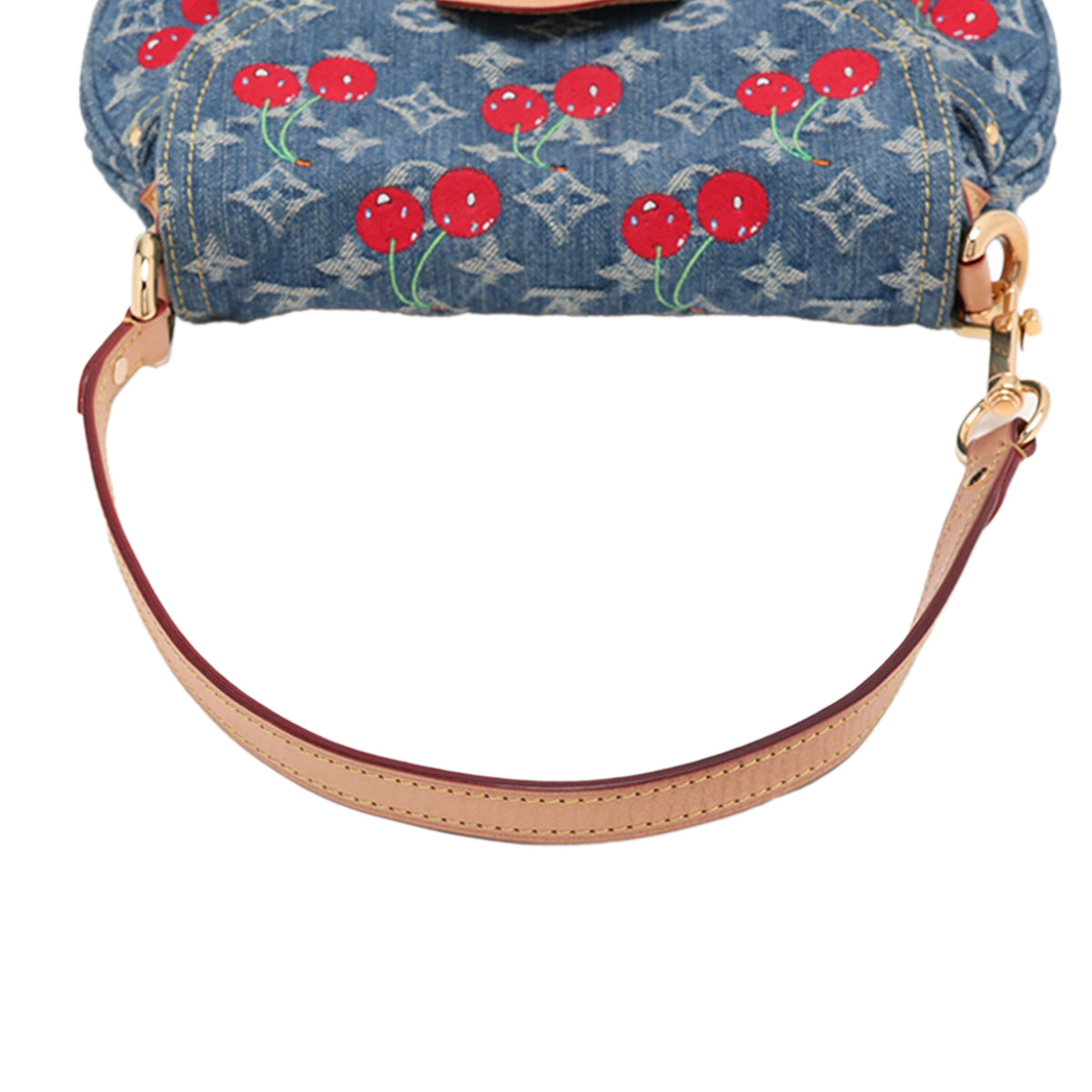 Louis Vuitton Takashi Murakami Monogram Denim Cherry Sunset — Blue