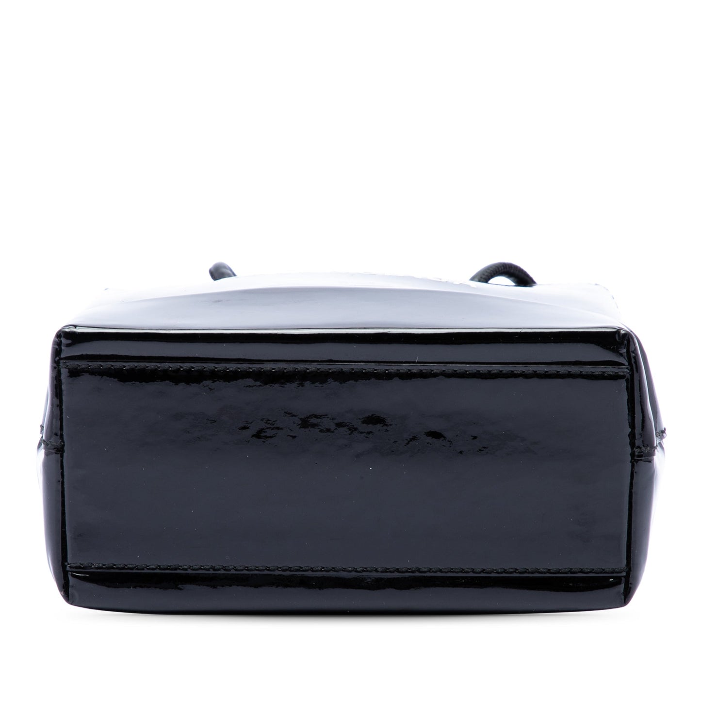 Balenciaga Patent Logo Shopping Tote XXS