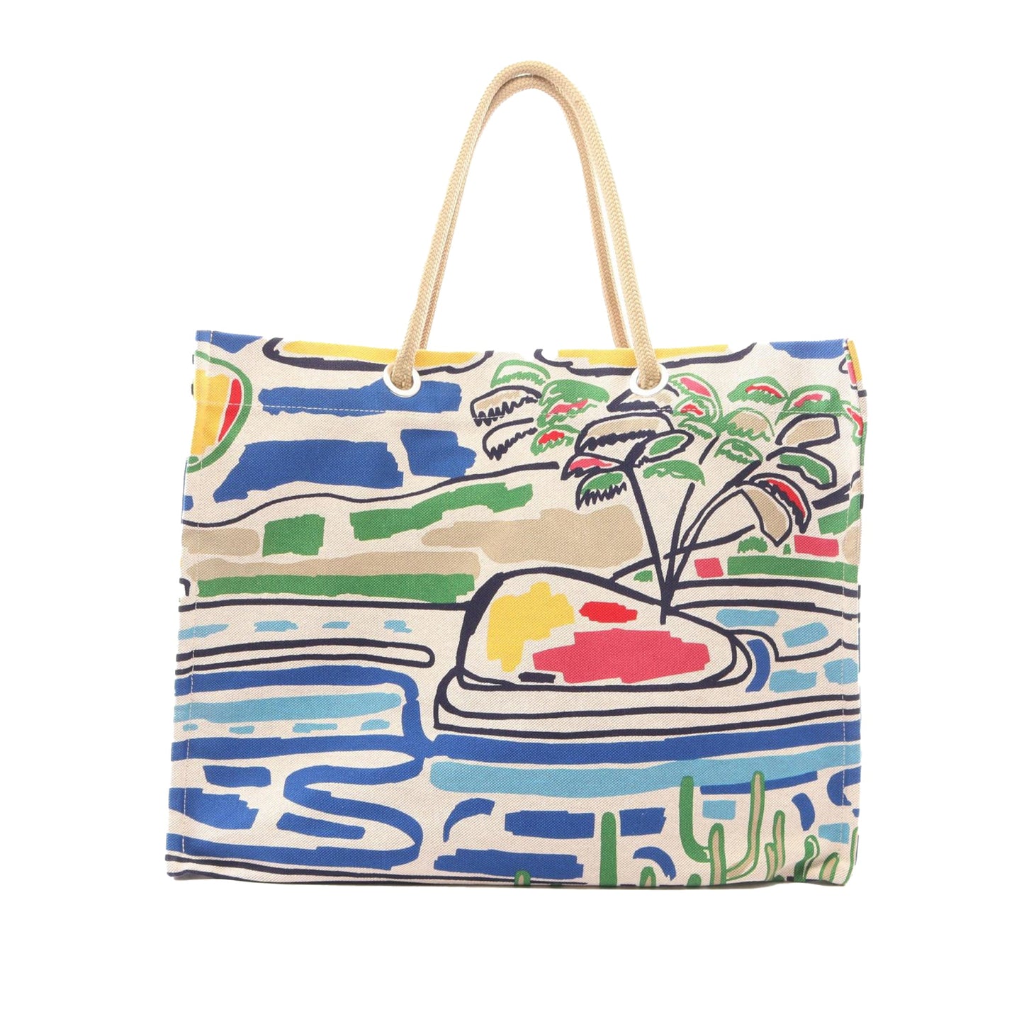 Hermès Toile Farniente Beach Tote