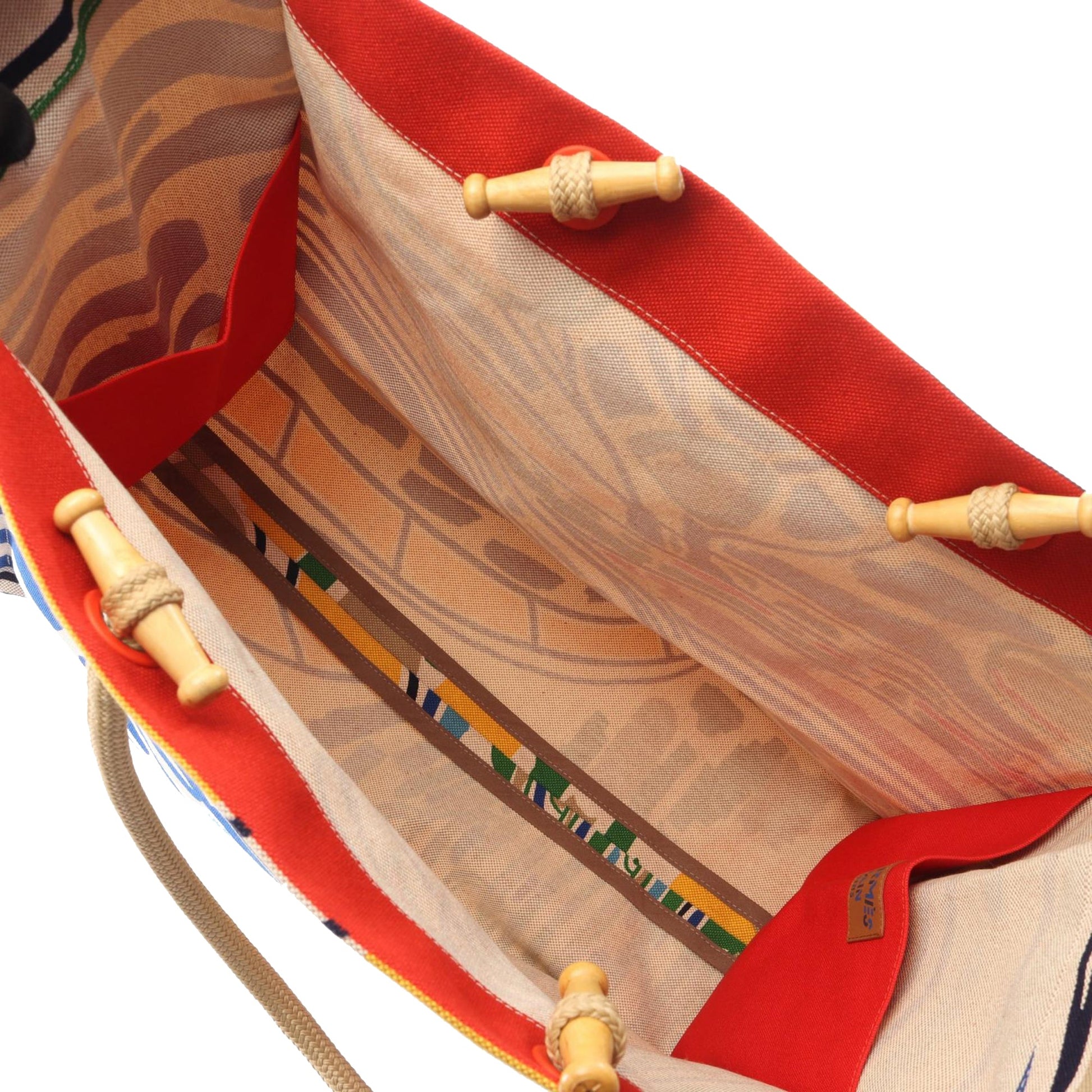 Hermès Toile Farniente Beach Tote