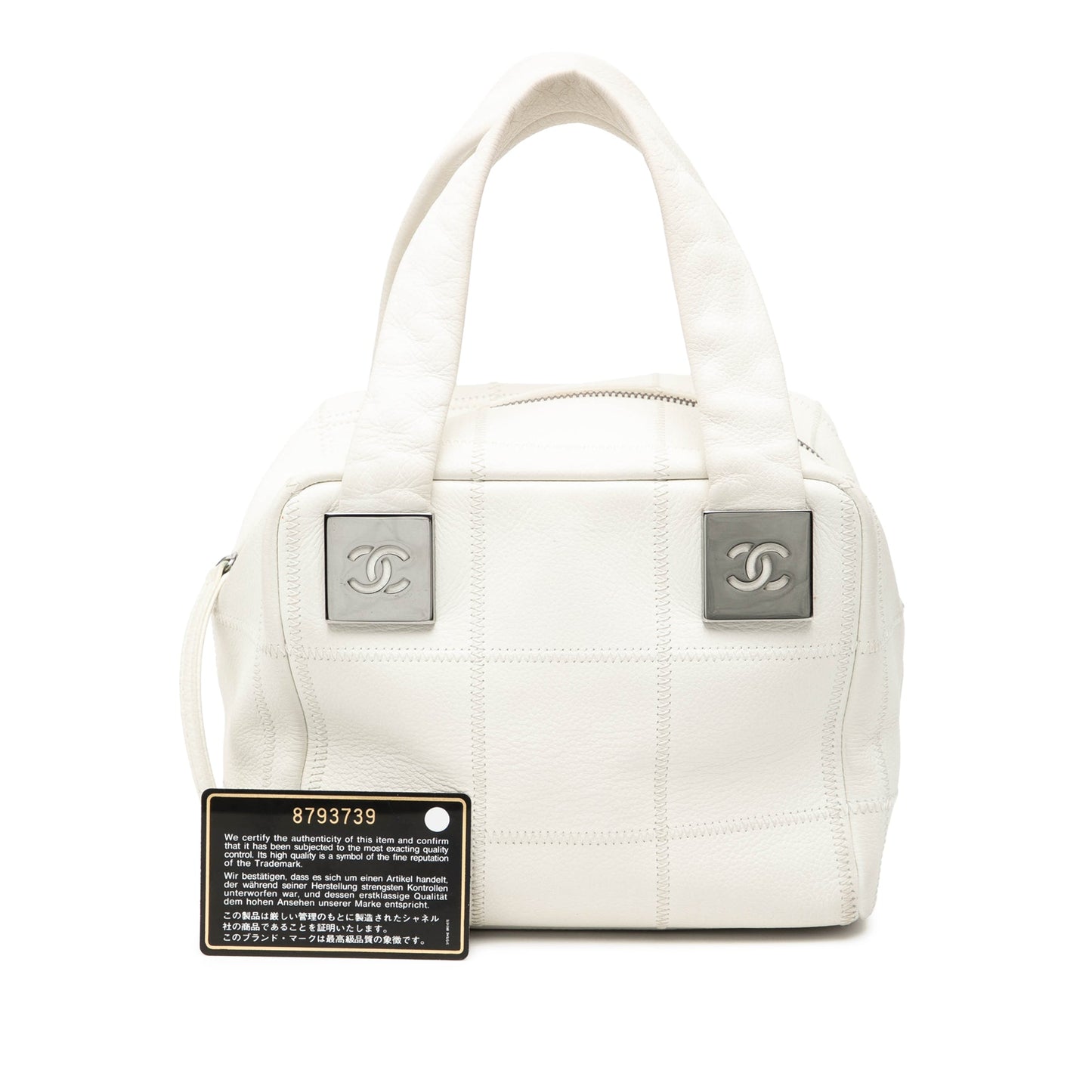 Chanel Mini Caviar Choco Bar Handbag