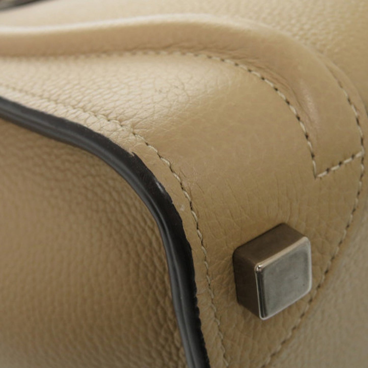 Celine Micro Drummed Calfskin Luggage Tote