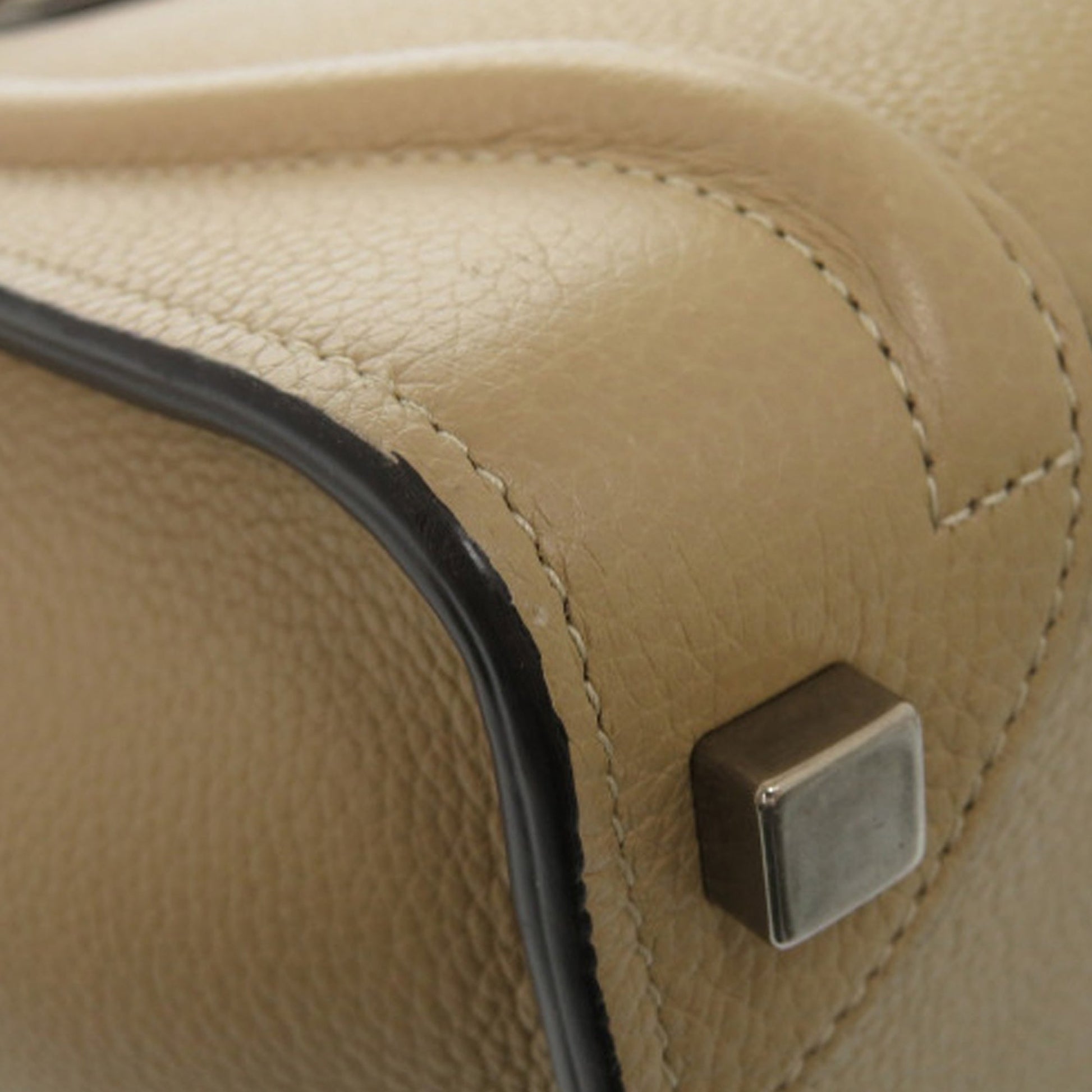 Celine Micro Drummed Calfskin Luggage Tote