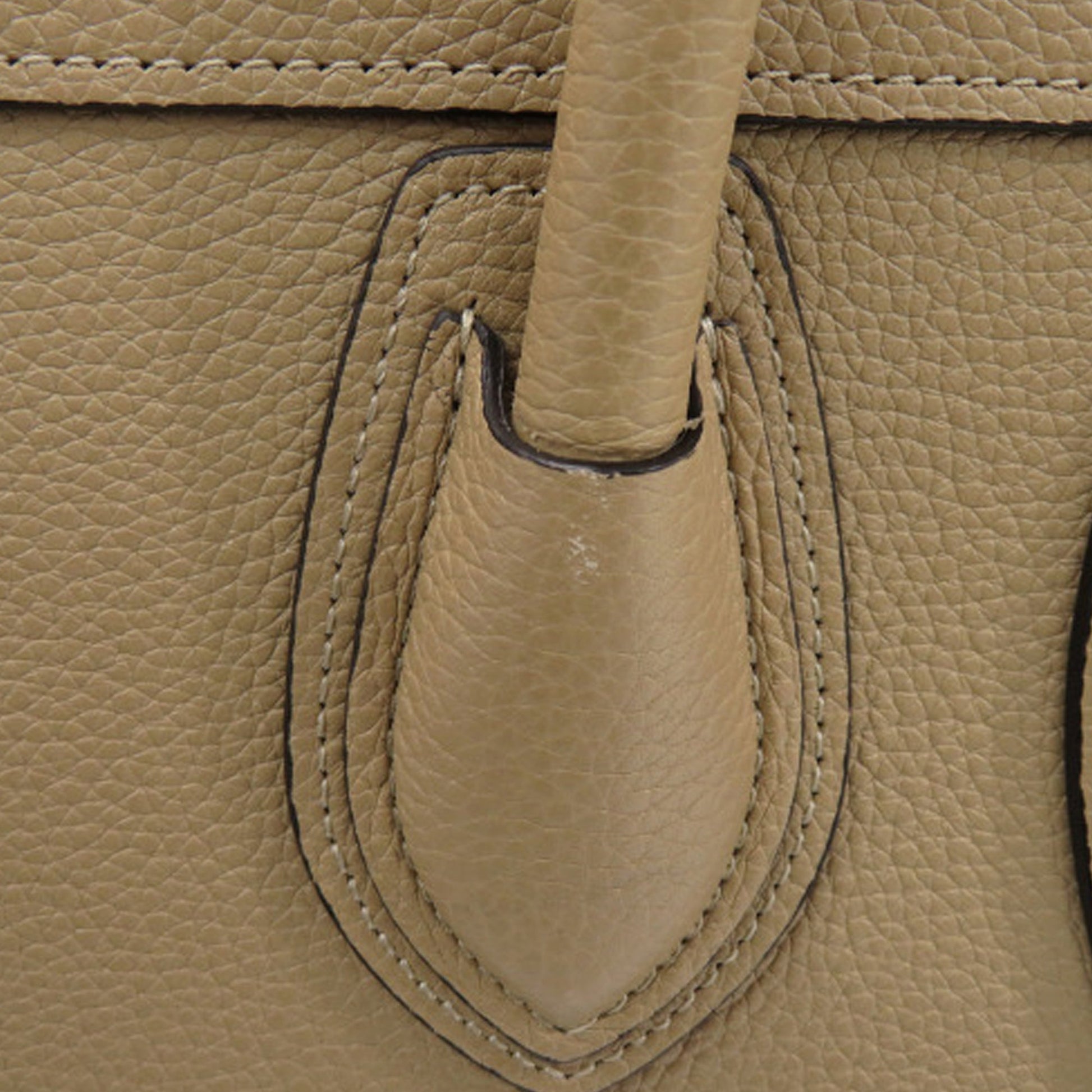 Celine Micro Drummed Calfskin Luggage Tote