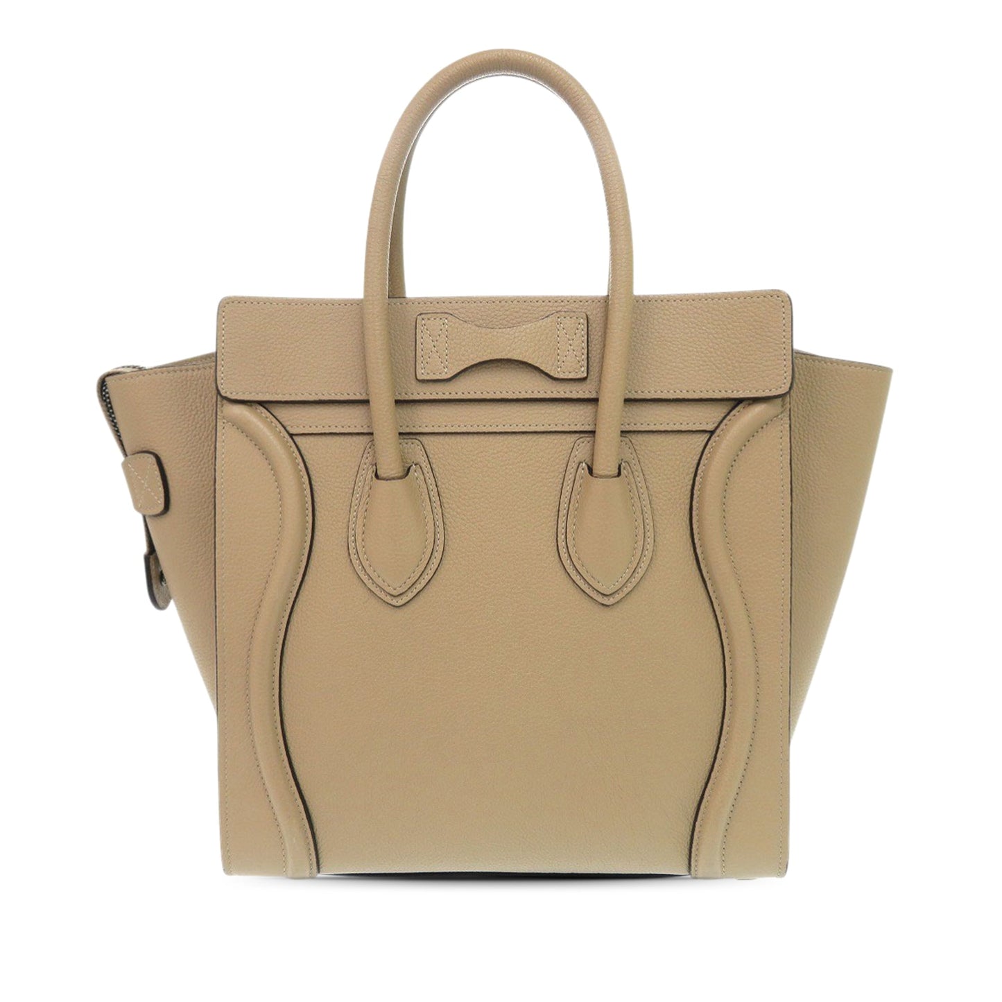 Celine Micro Drummed Calfskin Luggage Tote