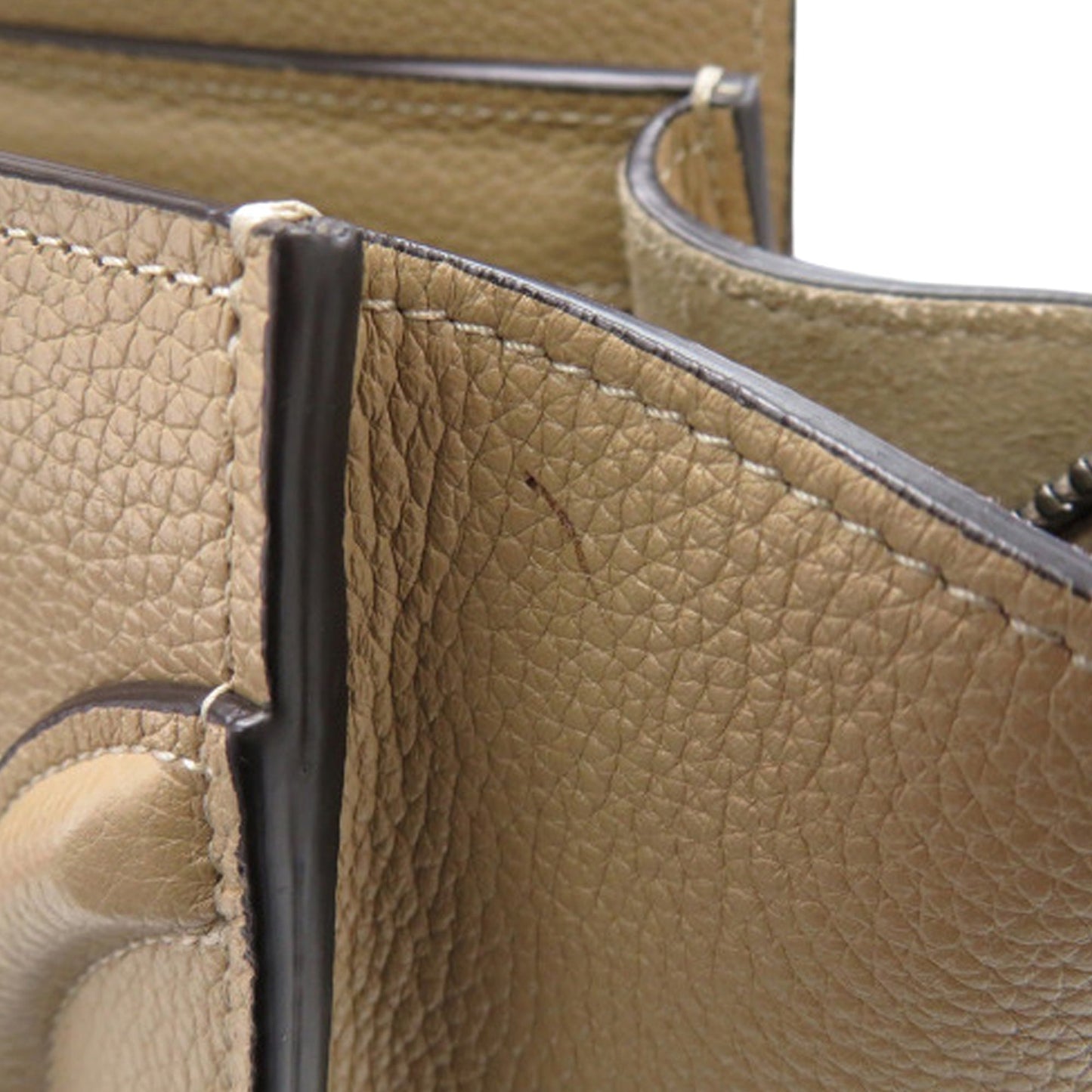 Celine Micro Drummed Calfskin Luggage Tote
