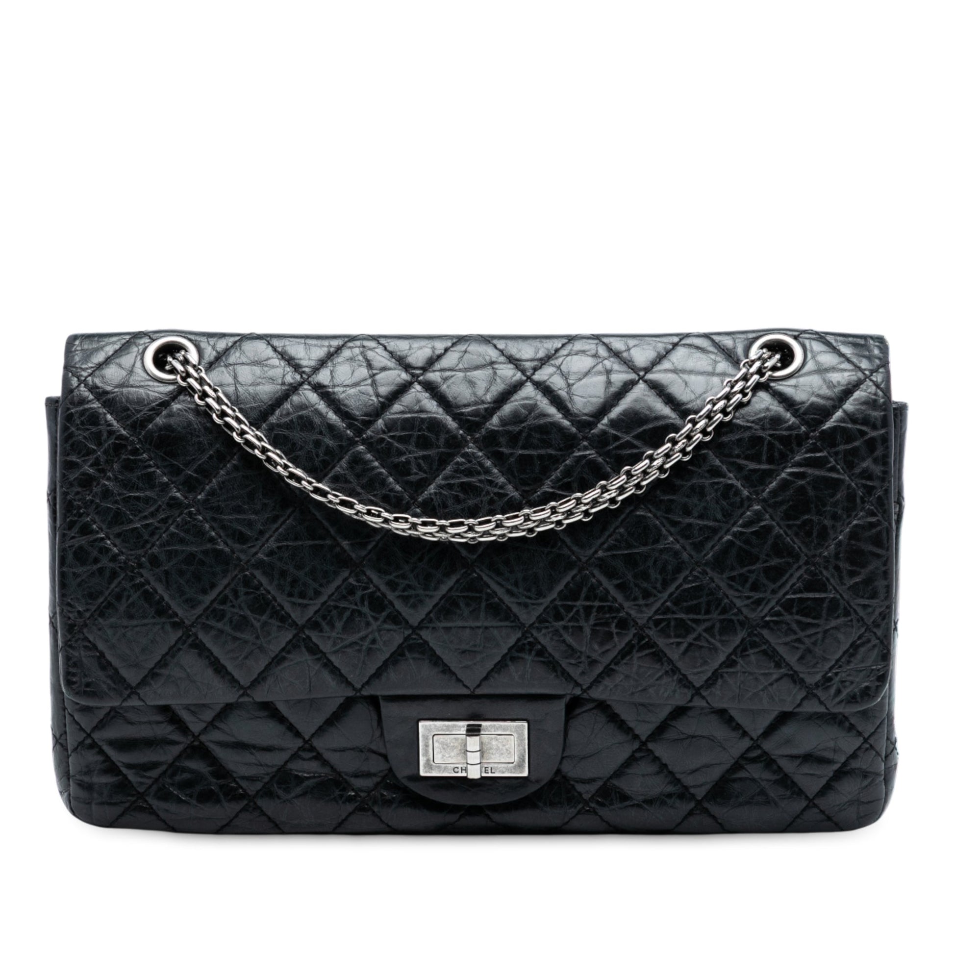 Chanel Quilted Aged Calfskin Reissue 2.55 Double Flap 227