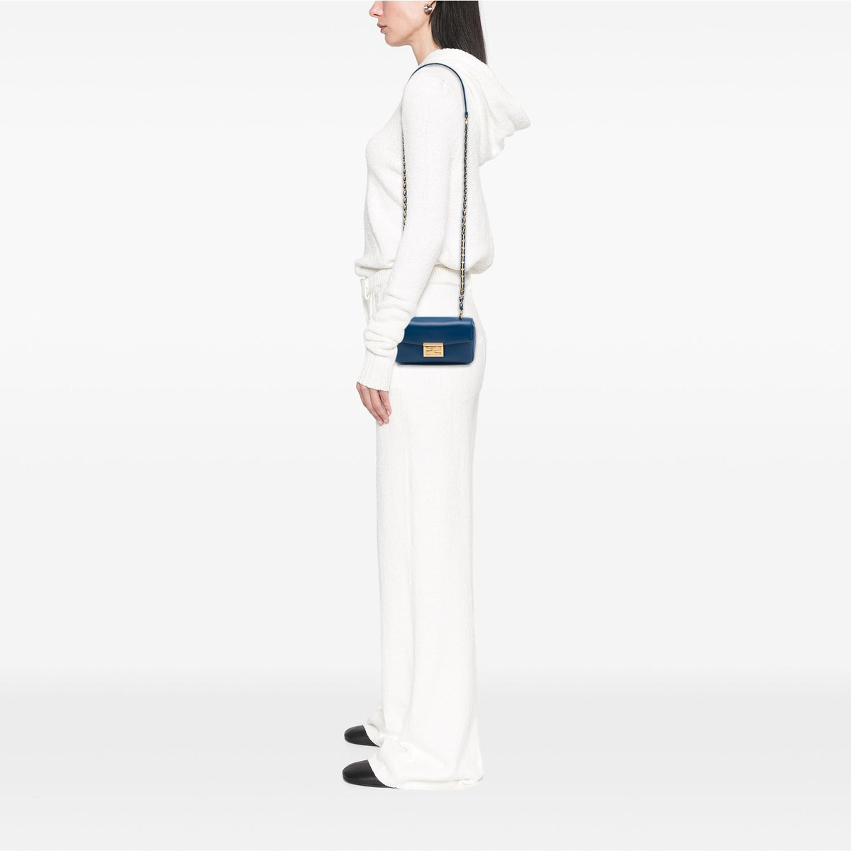 Fendi Mini Nappa Be Baguette Crossbody