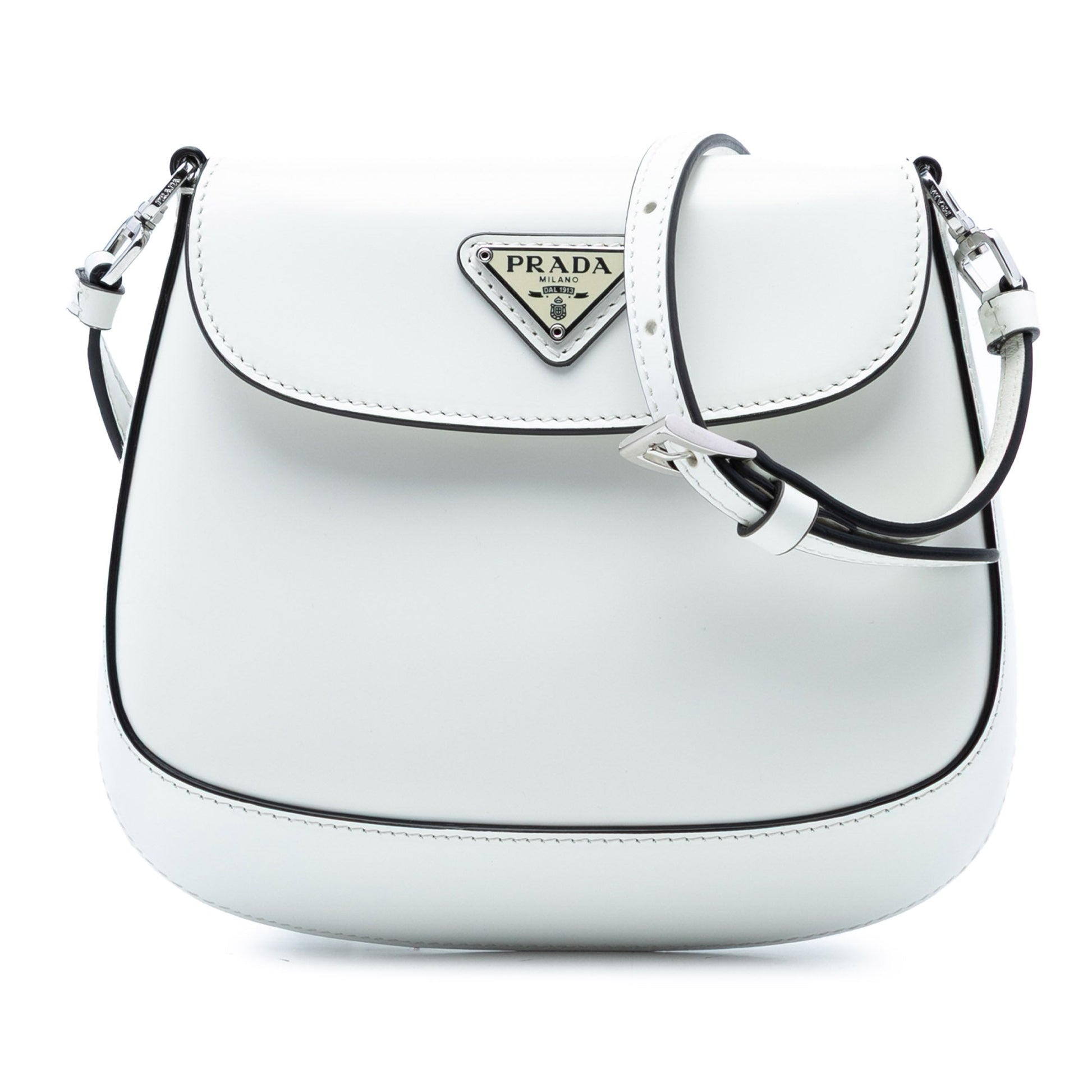 Prada Mini Brushed Leather Cleo Bag